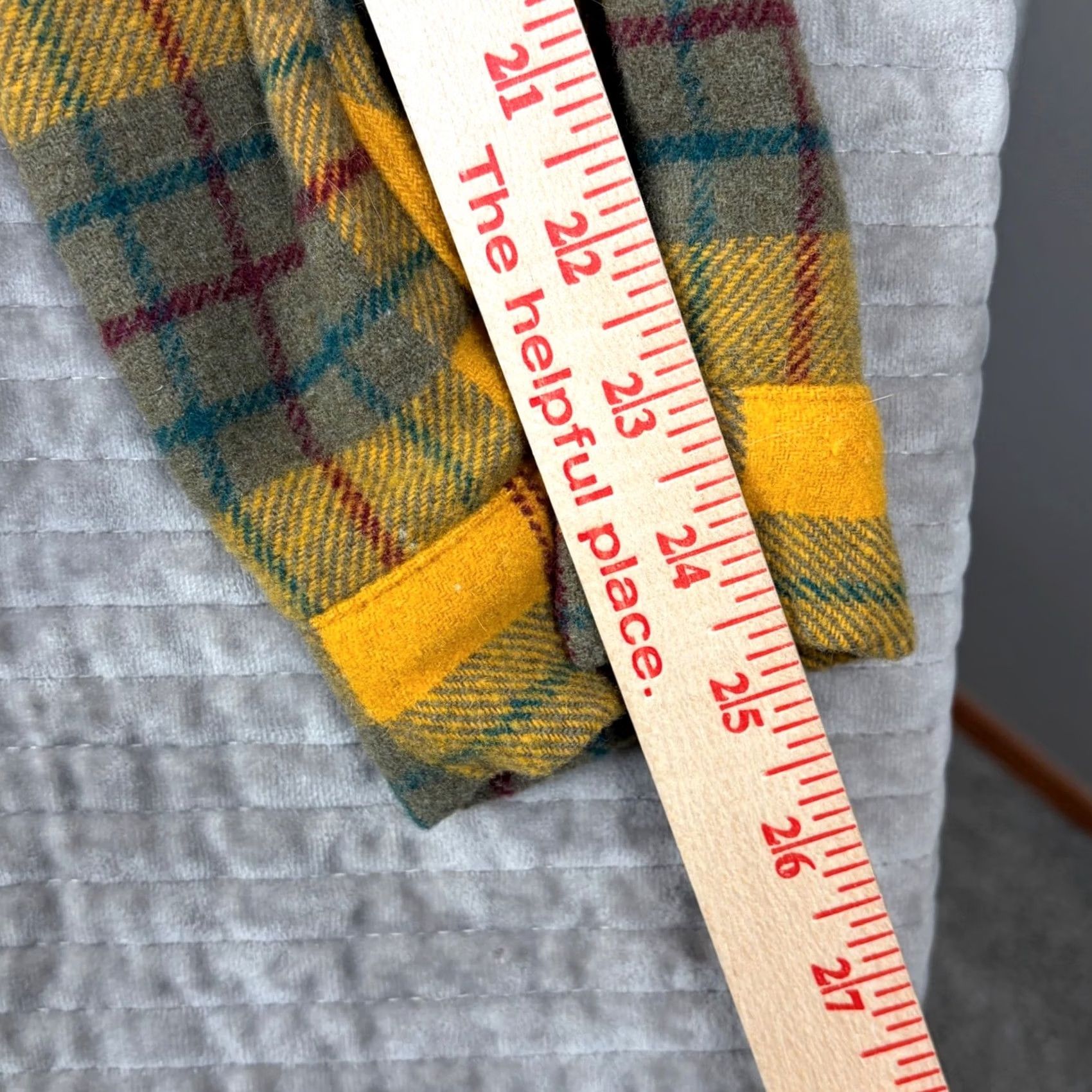 Vintage Sundance Womens Jacket Shacket Plaid Wool Blend Lace Back Button Front 10 Yellow Child? Size L / US 10 / IT 46 - 6 Thumbnail
