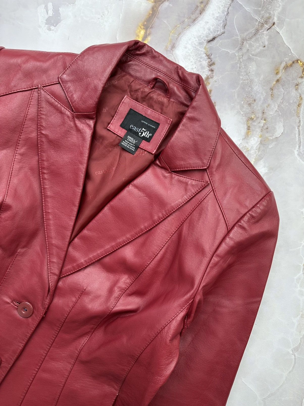 Japanese Brand Vintage Leather Jacket Size S / US 4 / IT 40 - 4 Thumbnail