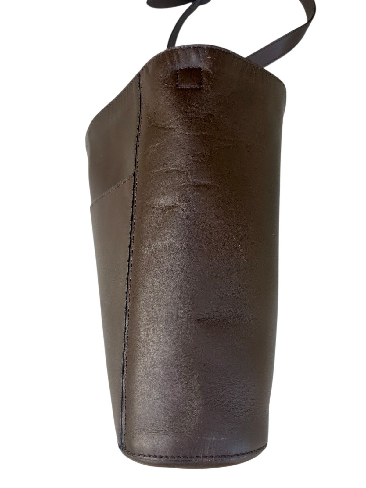 Margaret Howell Vintage Margaret Howell Patina Scratch Cowhide Leather Bag Size ONE SIZE - 9 Thumbnail