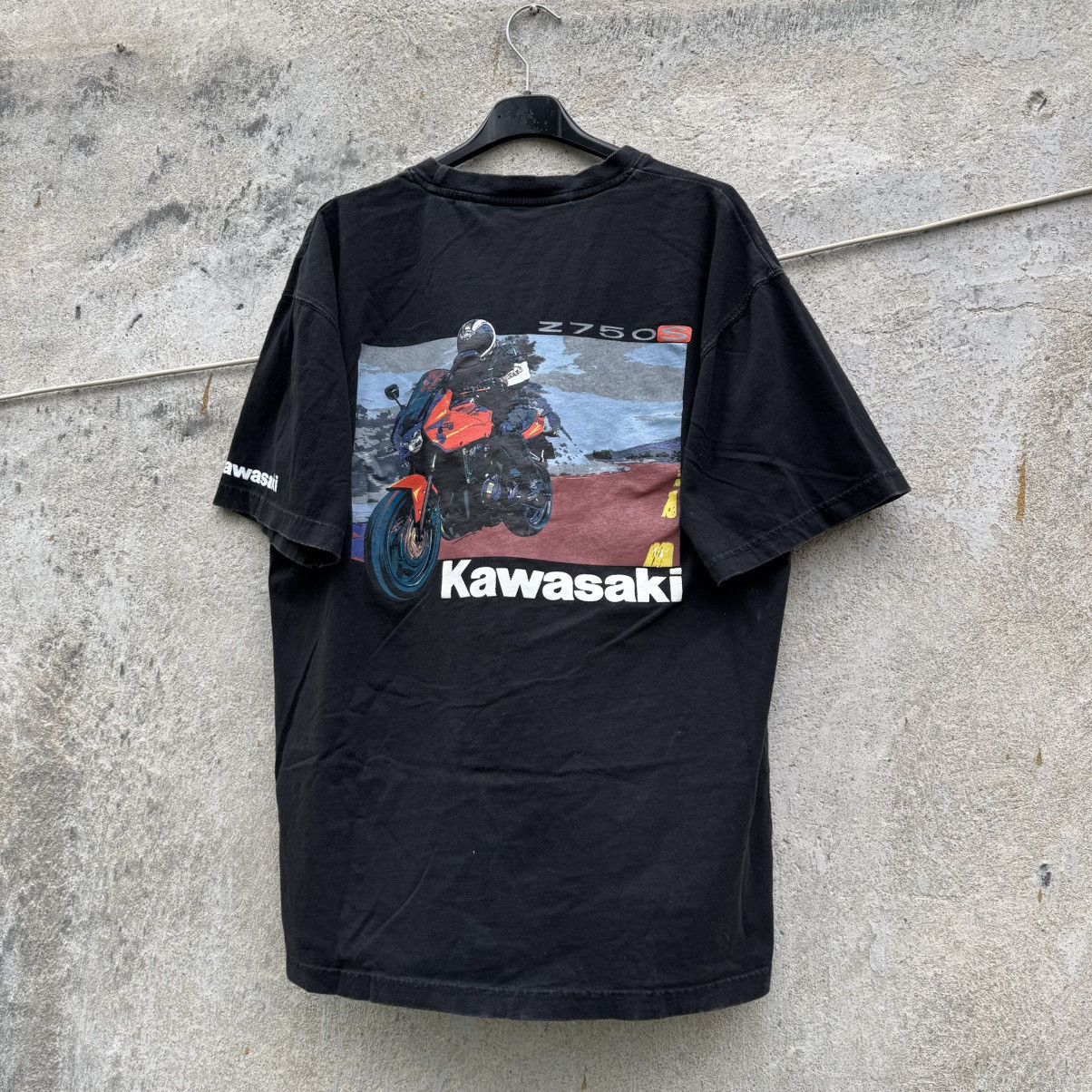 Other 00s Kawasaki Japanese Motorsport Tshirt y2k Racing Enduro Size US L / EU 52-54 / 3 - 9 Thumbnail