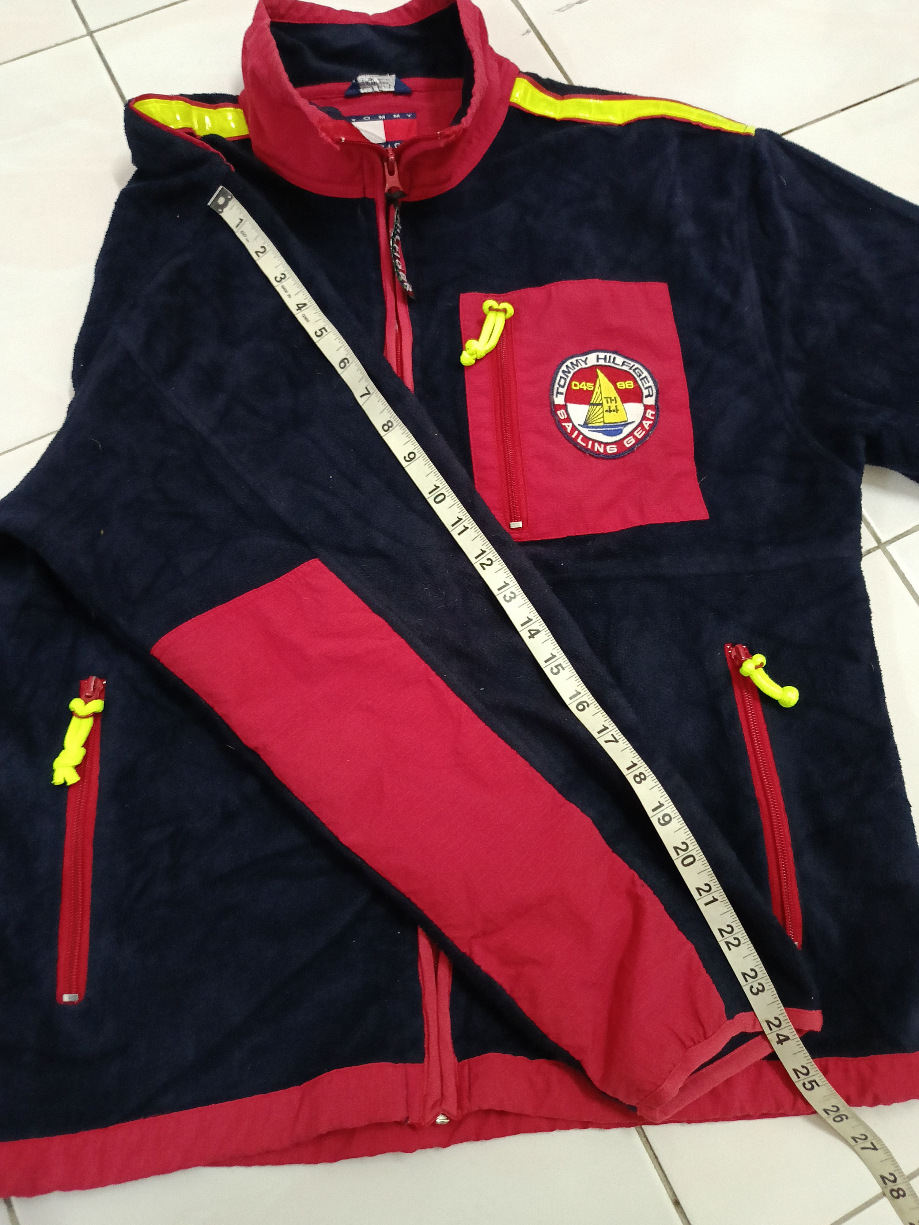 Tommy Hilfiger × Vintage Vtg Tommy Hilfiger sailing gear Fleece jacket Size US M / EU 48-50 / 2 - 10 Thumbnail