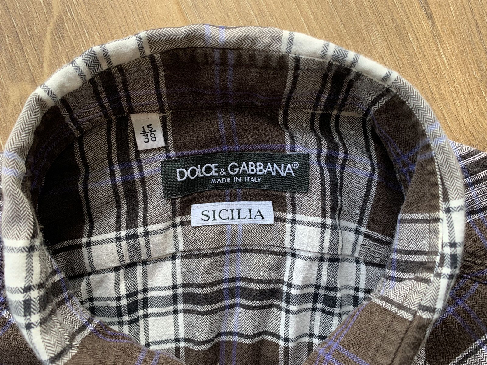 Dolce & Gabbana Dolce & Gabbana Sicilia plaid shirt Size US S / EU 44-46 / 1 - 5 Thumbnail