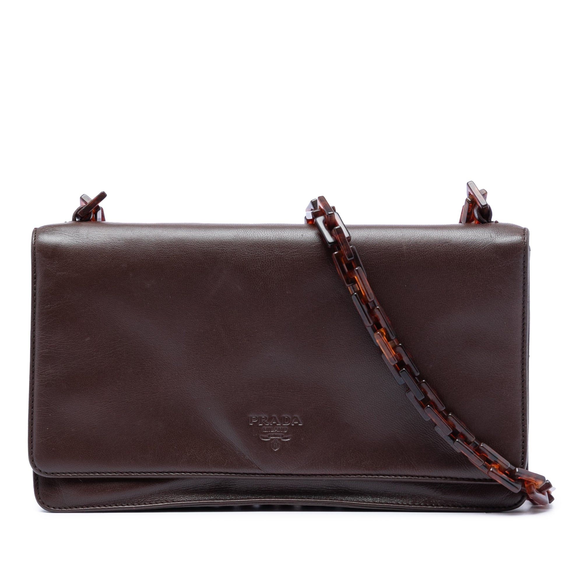 Prada Vitello City Resin Chain Crossbody Size ONE SIZE - 1 Thumbnail
