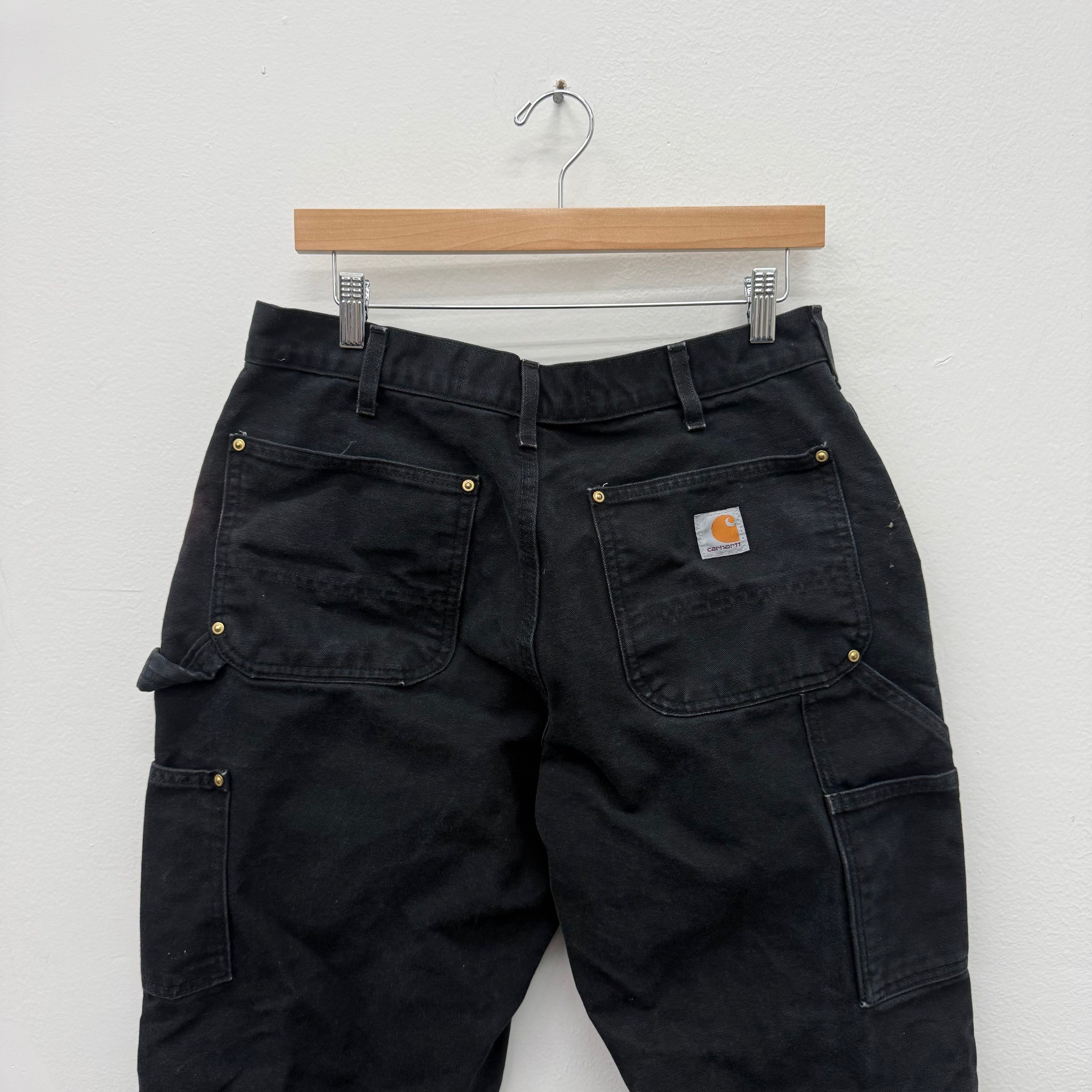 Carhartt Carhartt Black Carpenter Work Pants - Size 34 x 32 Size US 34 / EU 50 - 3 Thumbnail