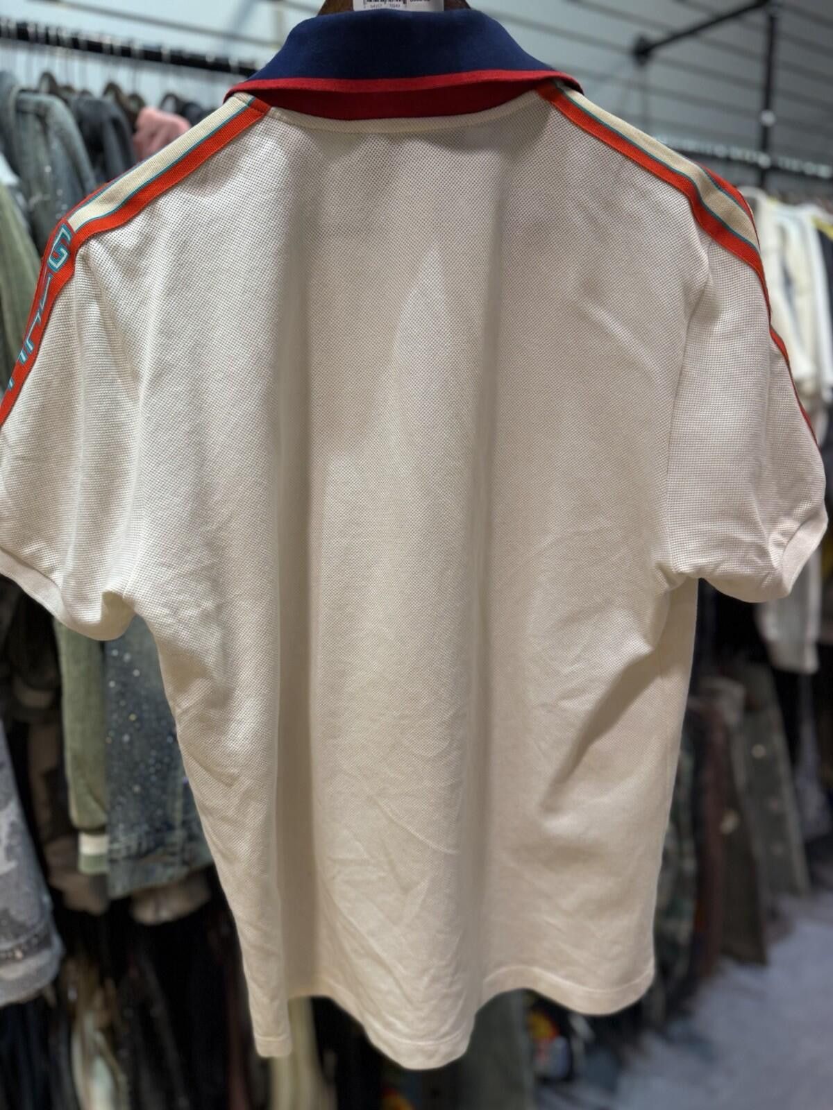 Gucci Gucci Polo T Shirt White Size Large $850 Retail Size US L / EU 52-54 / 3 - 7 Thumbnail