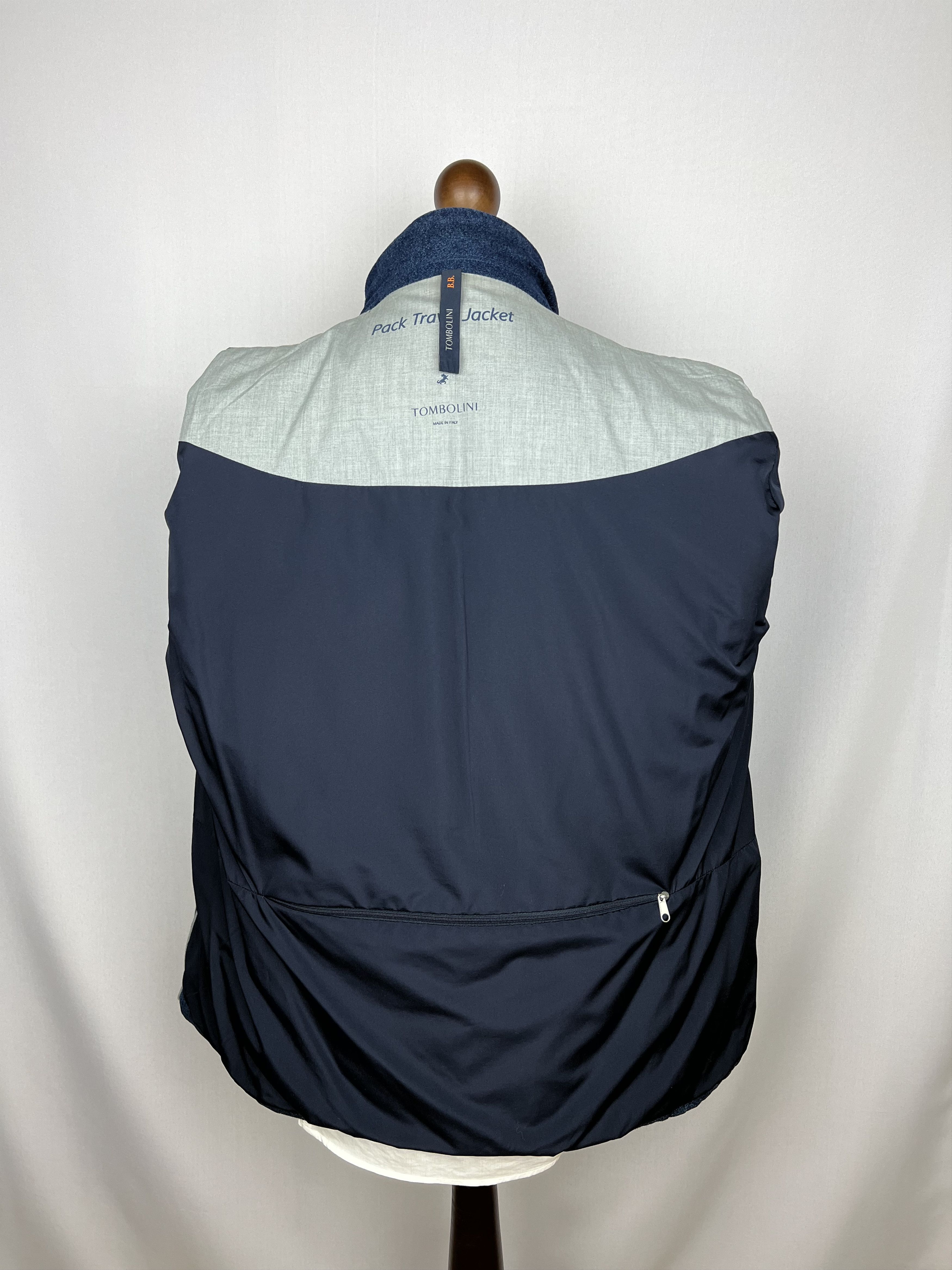 Tombolini x Vitale Barberis Pure Wool Insulated Blazer-Type Jacket Size US L / EU 52-54 / 3 - 6 Thumbnail