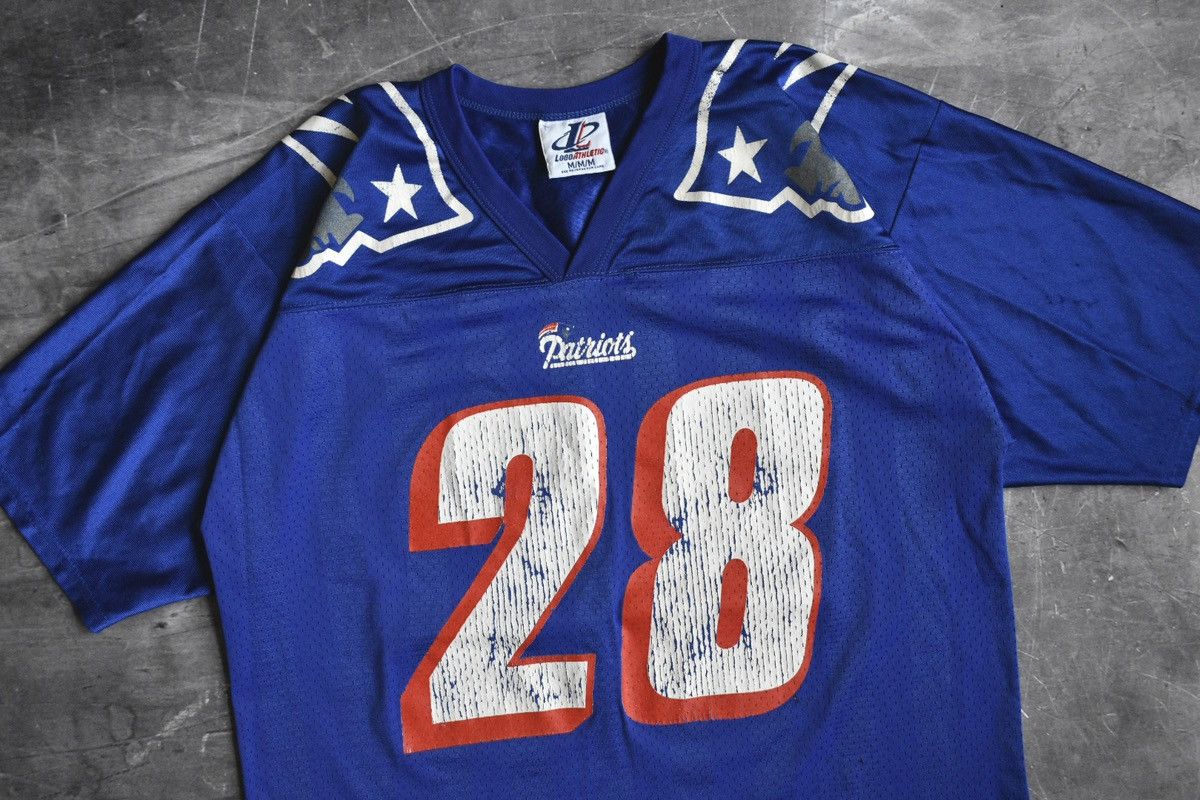 Logo Athletic Vintage 90s New England Patriots Curtis Martin Jersey (M) Size US M / EU 48-50 / 2 - 4 Thumbnail