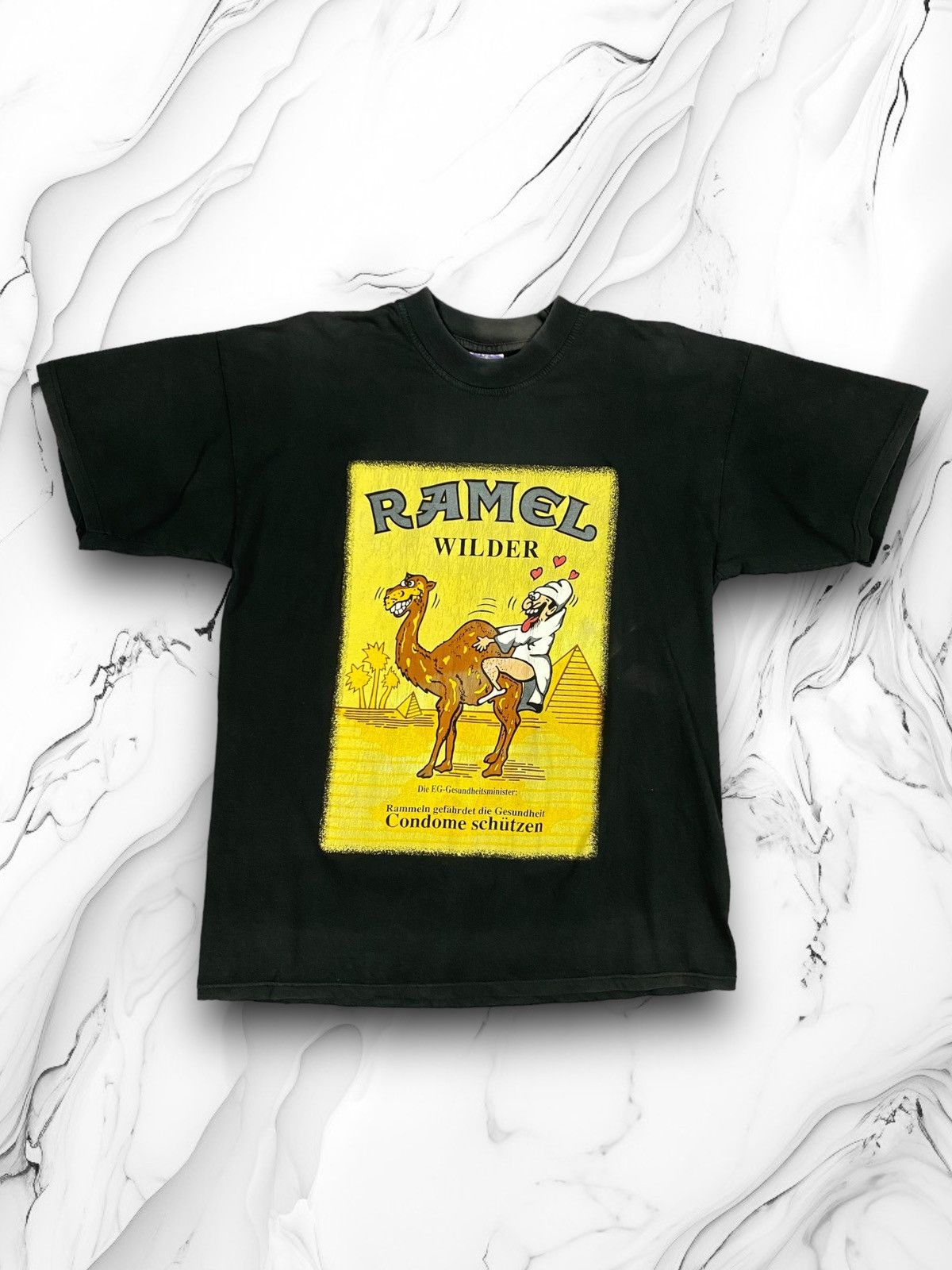 Vintage Vintage Ramel parody Camel sex graphic humor tee 90’s Size US XL / EU 56 / 4 - 1 Thumbnail