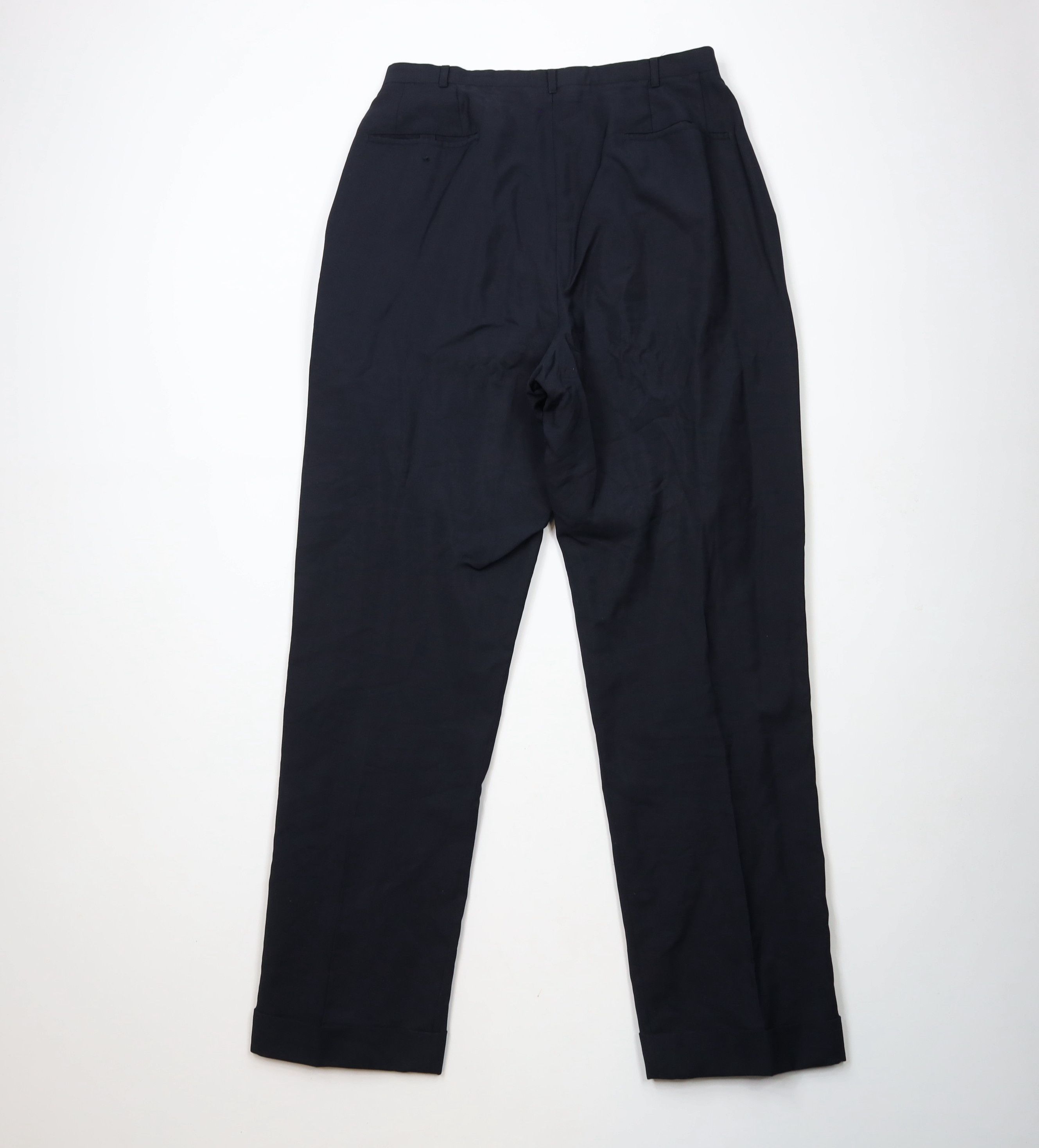 Vintage Vintage 50s Rockabilly Gabardine Cuffed Chino Pants USA Size US 32 / EU 48 - 9 Thumbnail