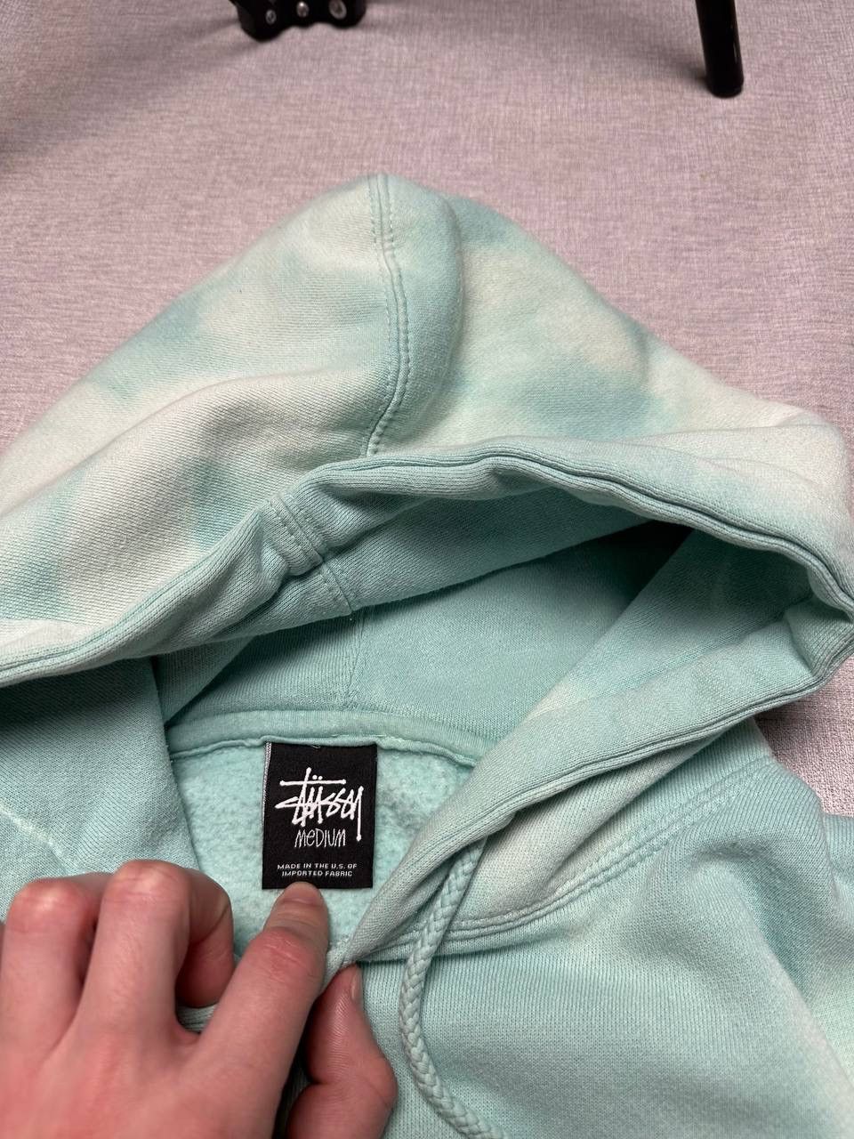 Stussy Stüssy Vintage Skate Hoodie Tie Dye Big Back Logo Sk8 Size US M / EU 48-50 / 2 - 7 Thumbnail