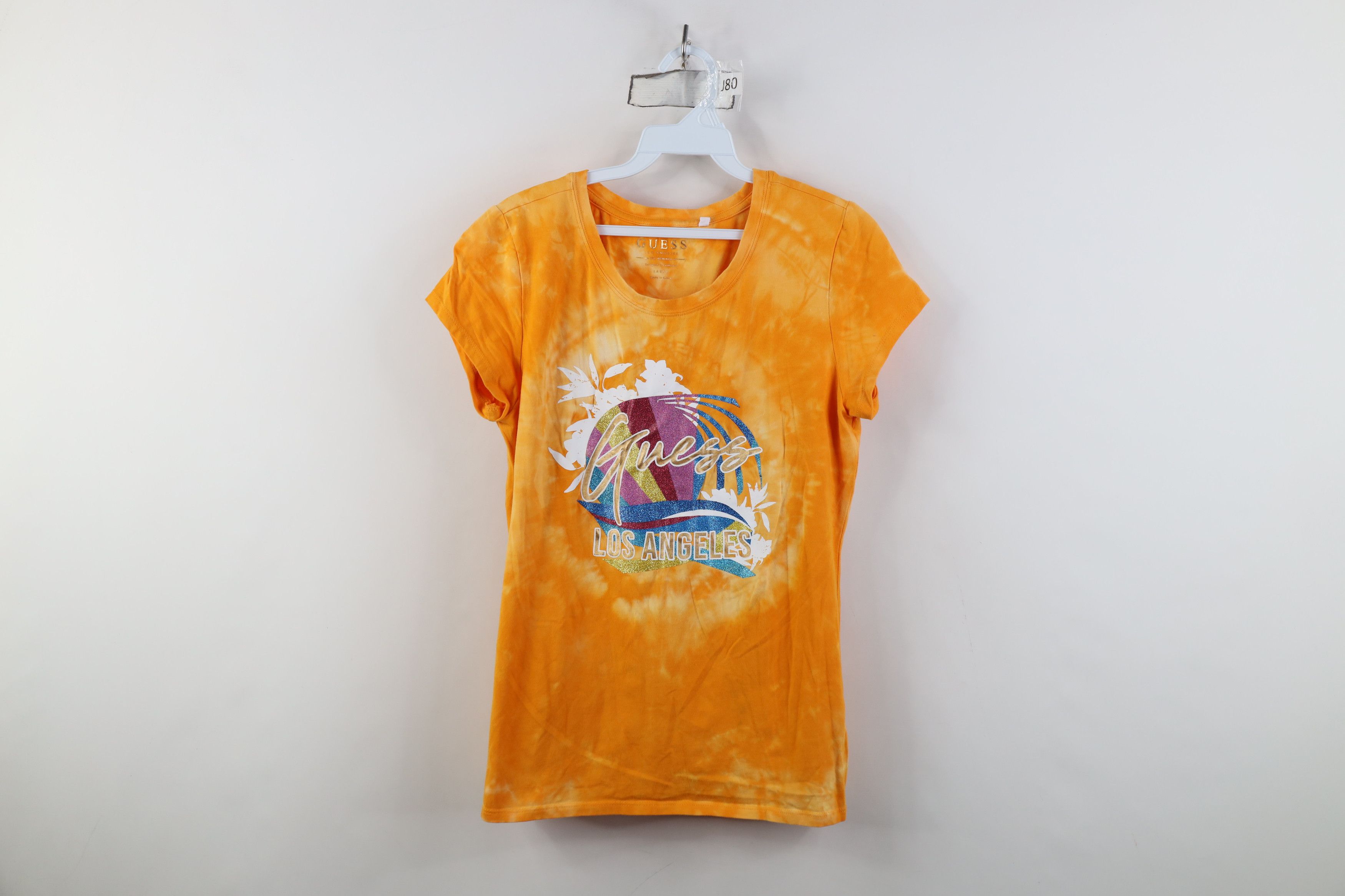 Guess Vintage Y2K Guess Metallic Sunset Acid Wash T-Shirt Size L / US 10 / IT 46 - 1 Thumbnail