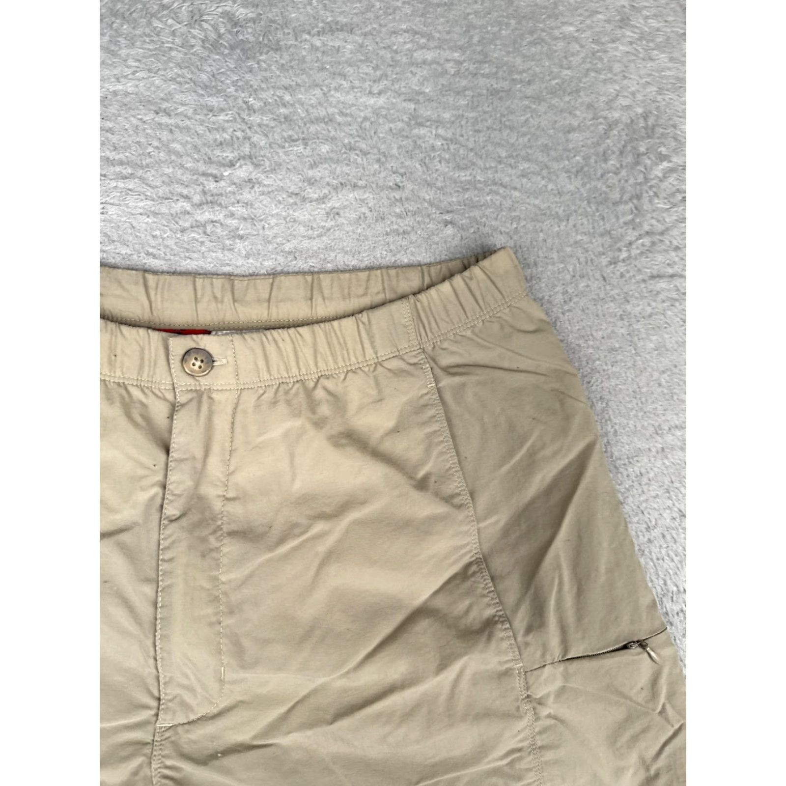 The North Face The North Face Shorts Womens Medium Beige Utility Nylon Hiking Zip Pockets Hike Size 32" / US 10 / IT 46 - 5 Thumbnail