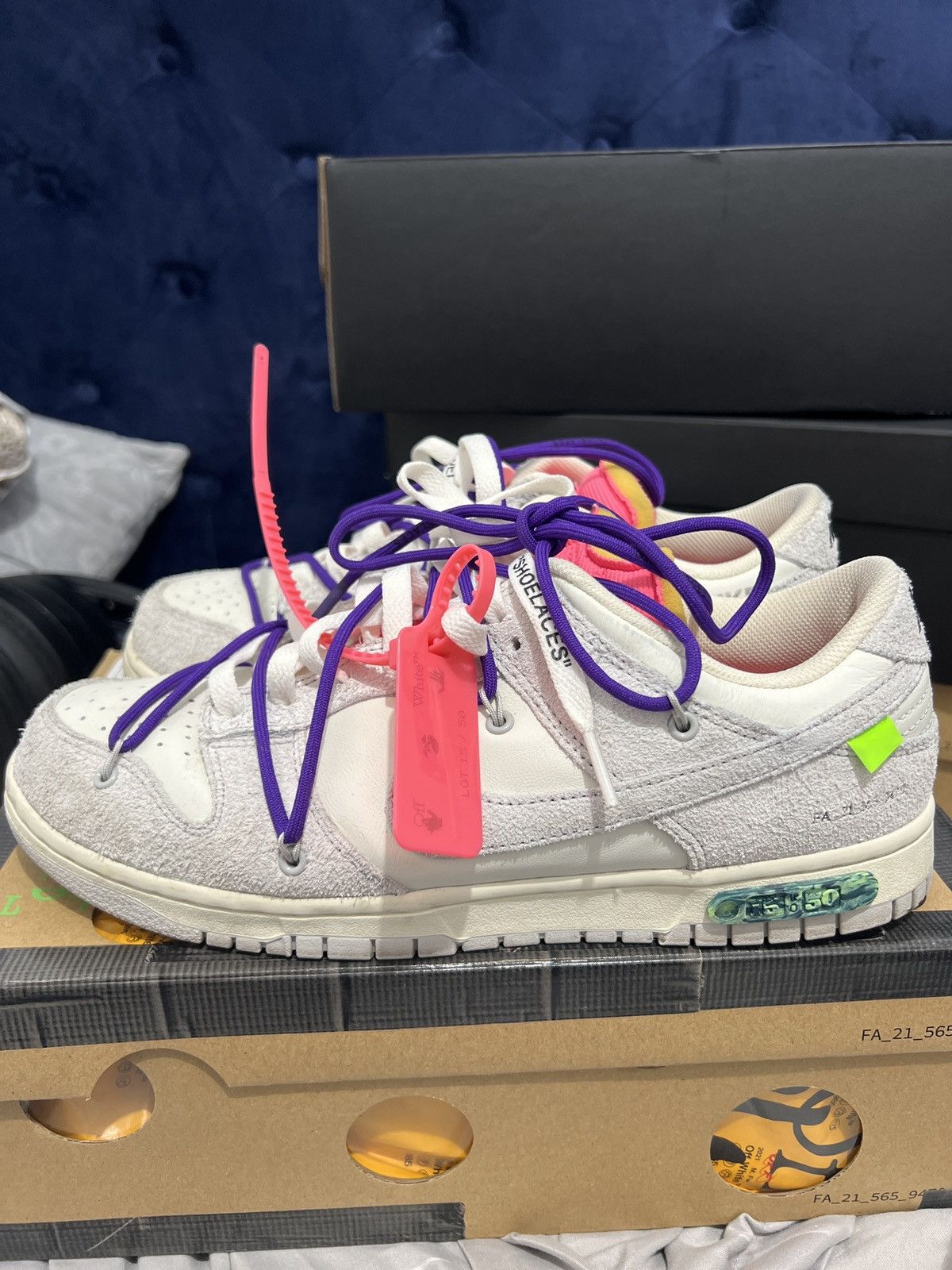 Nike × Off-White Nike off-white dunk lot 15 Size US 10 / EU 43 - 3 Thumbnail