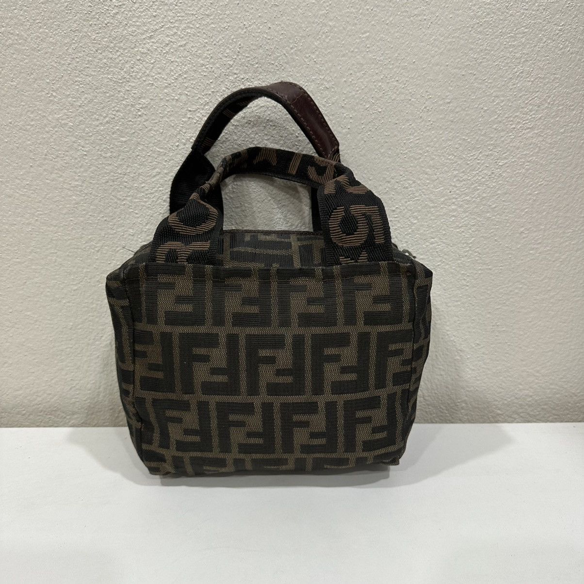 Fendi ‼️YES‼️ FENDI ZUCCA CANVAS MINI HANDBAG Size ONE SIZE - 3 Thumbnail