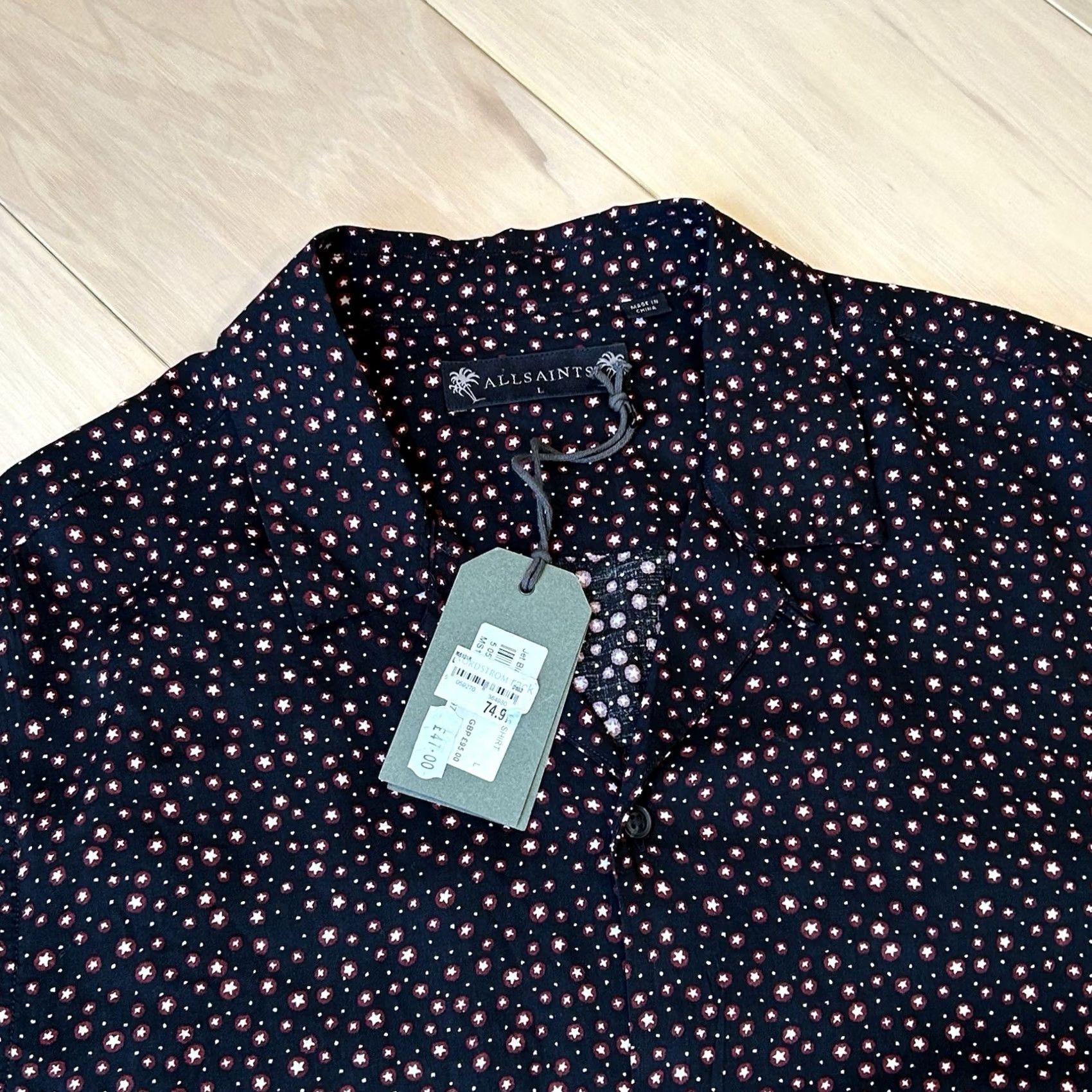 Allsaints VINTAGE AllSaints Stellar Button-Up Shirt Long Sleeve Mens Large Size US L / EU 52-54 / 3 - 4 Thumbnail