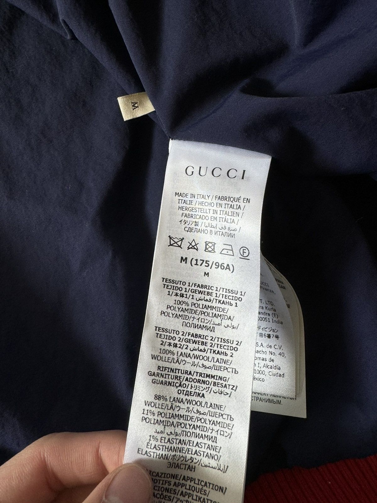 Gucci ⭐️RARE GUCCI WOOL JERSEY HOODED ZIP-UP SWEATSHIRT⭐️ Size US M / EU 48-50 / 2 - 9 Thumbnail