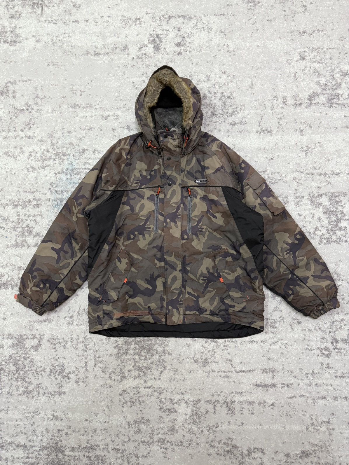 Japanese Brand VINTAGE GETT EXCITING FISHING COLD WEATHER CAMO FUR JACKET Size US XXL / EU 58 / 5 - 3 Thumbnail