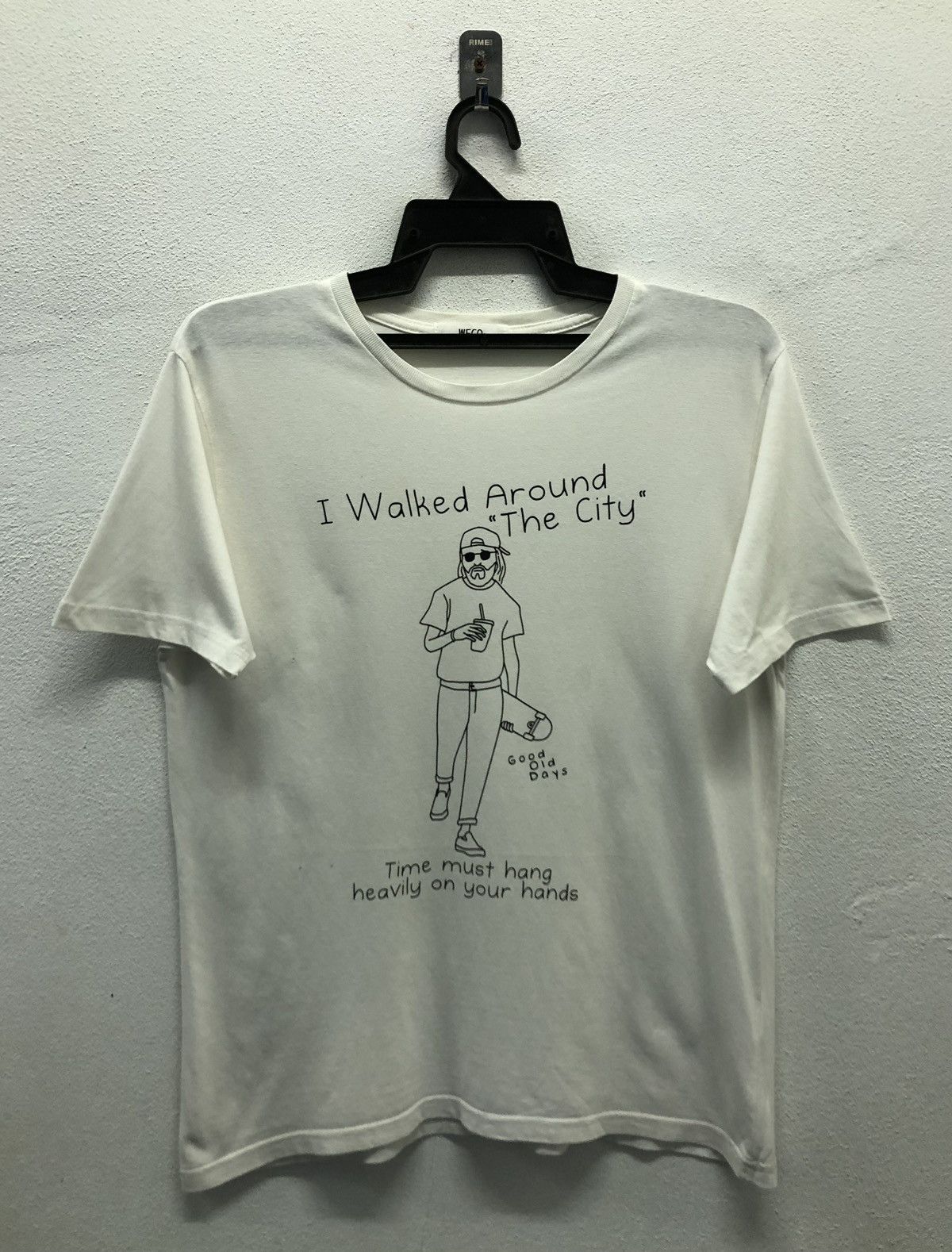 Vintage WEGO I Walked Around "The City" Good Old Day T-Shirt Size US S / EU 44-46 / 1 - 1 Thumbnail