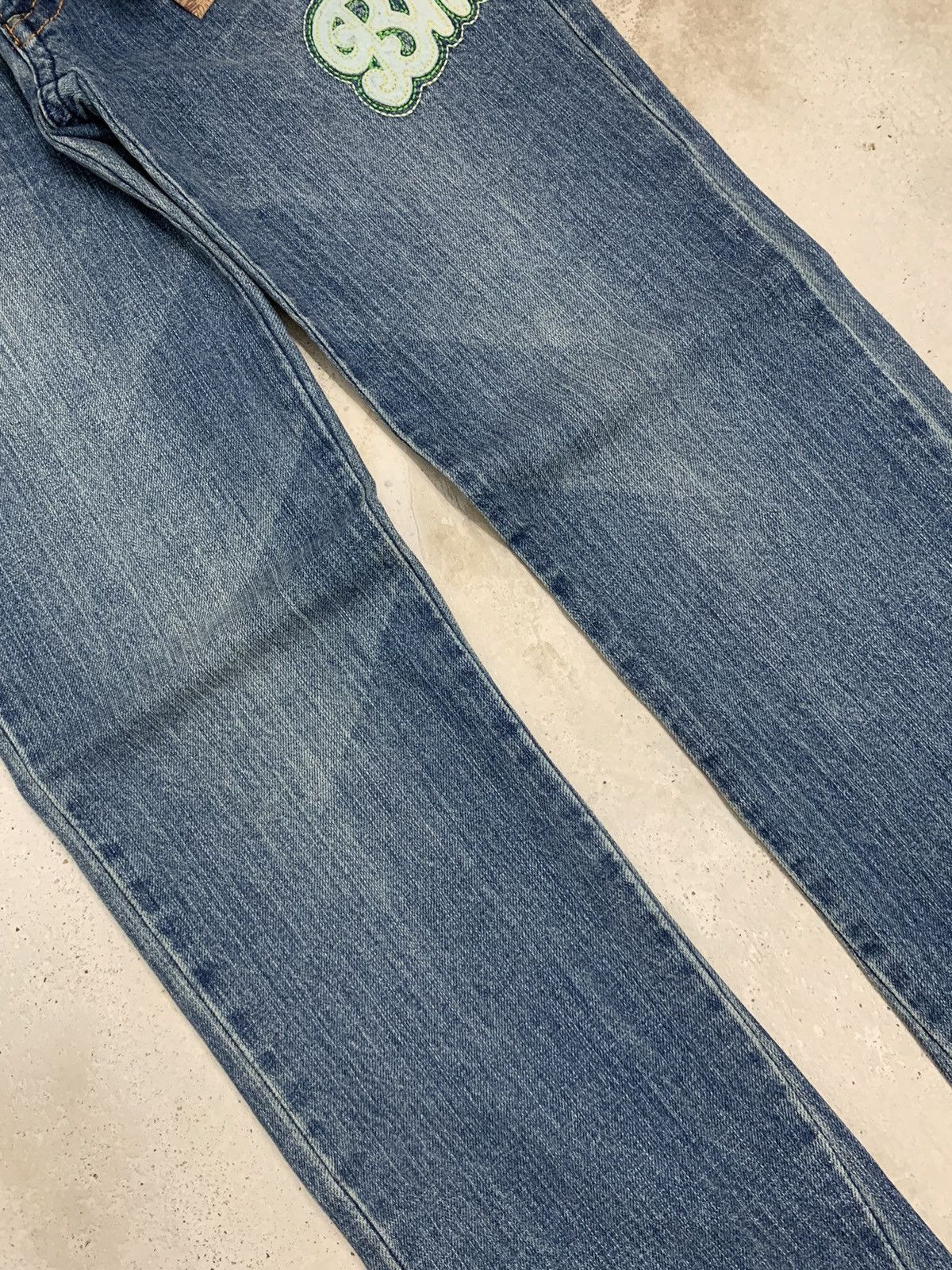 Blue Blue Japan × Japanese Brand Blue Moon Blue Japan Heavy Stiching Buckle Back Surf Style Size US 29 - 4 Thumbnail