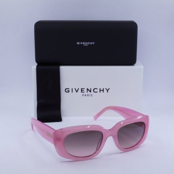 Givenchy 🕶️ New Givenchy GV40104U 72F Sunglasses - Shiny Pink Frame Size ONE SIZE - 1 Thumbnail