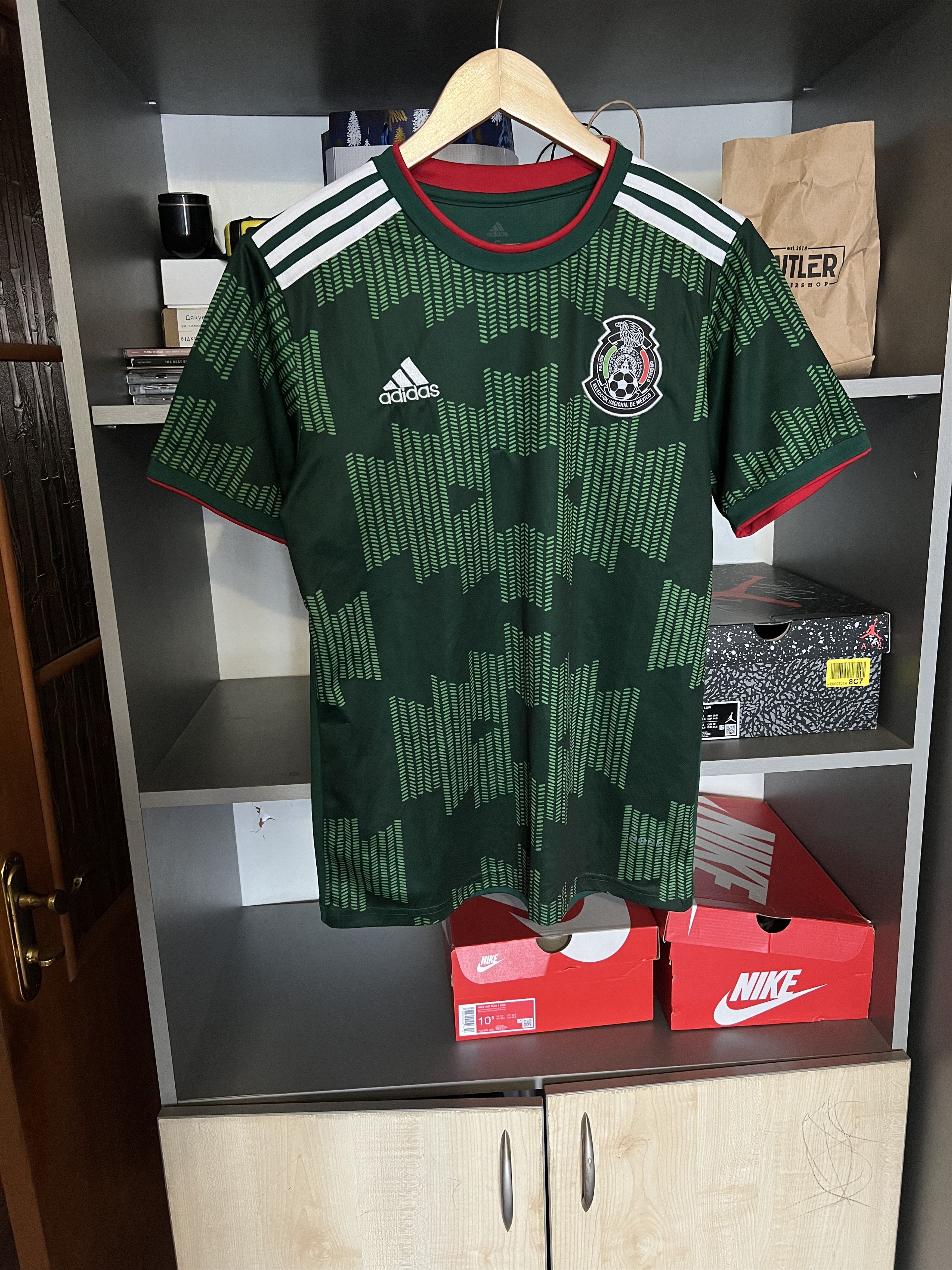 Vintage Adidas Mexico Soccer Jersey Retro Bloke Y2K 90s
