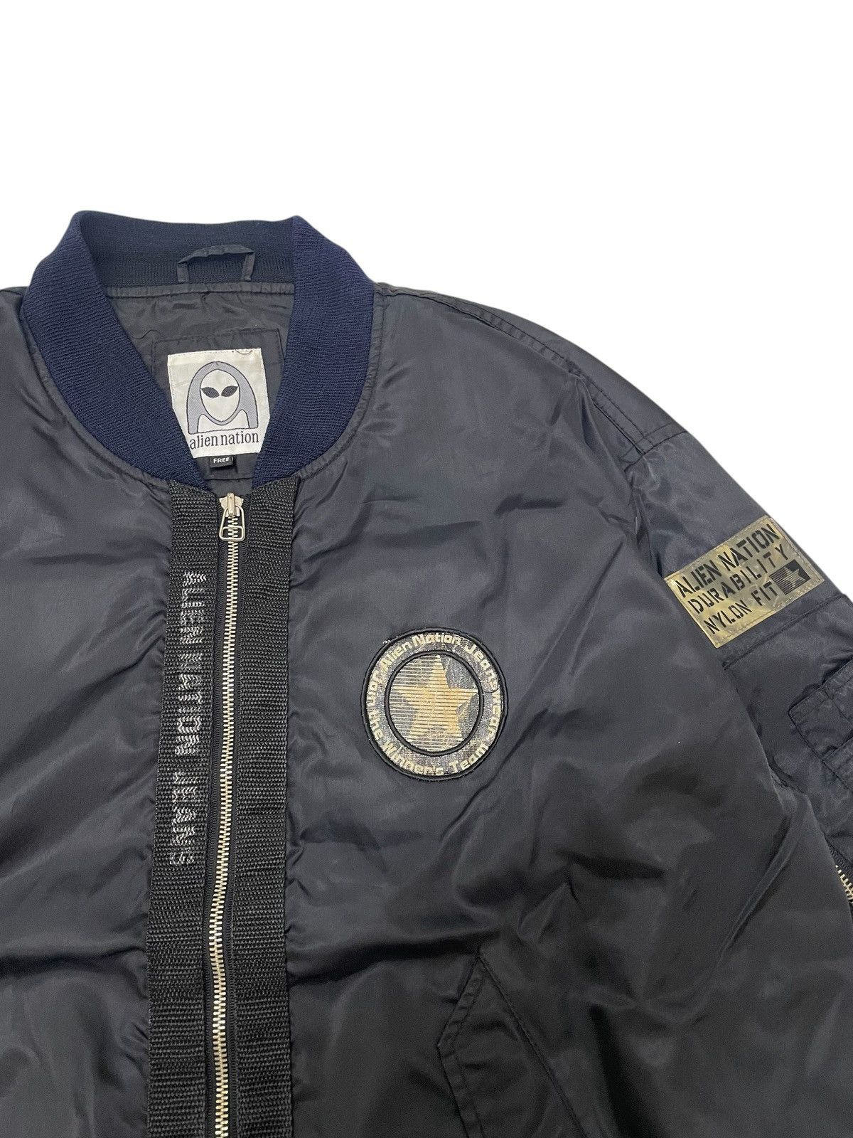 Alien Workshop Vintage ALIEN NATION JEANS Bombers Jacket Size US XL / EU 56 / 4 - 5 Thumbnail