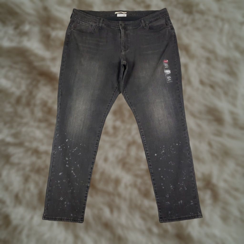 Levi's Levi's 711 Jeans Womens Size 24 Gray Skinny Denim Pants 5-Pocket Classic Modern Size 42" / US 20 - 1 Thumbnail