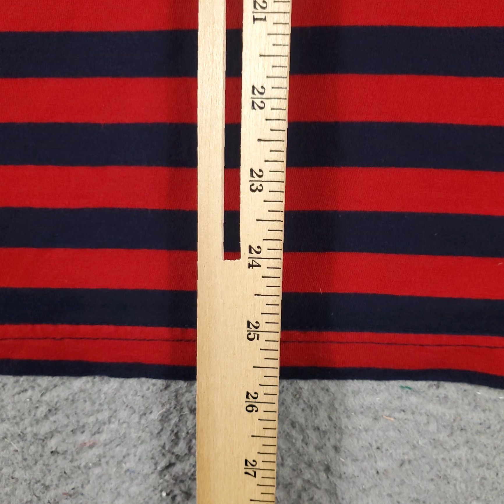 Nautica Nautica Shirt Mens Large Red Striped Crew Neck Short Sleeve Logo Casual Size US L / EU 52-54 / 3 - 5 Thumbnail