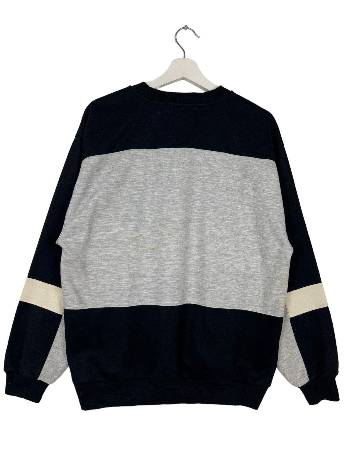 Japanese Brand 🔥 CALRO VALENTINO EMBROIDERY BIG LOGO SWEAT JUMPER Size US L / EU 52-54 / 3 - 2 Thumbnail
