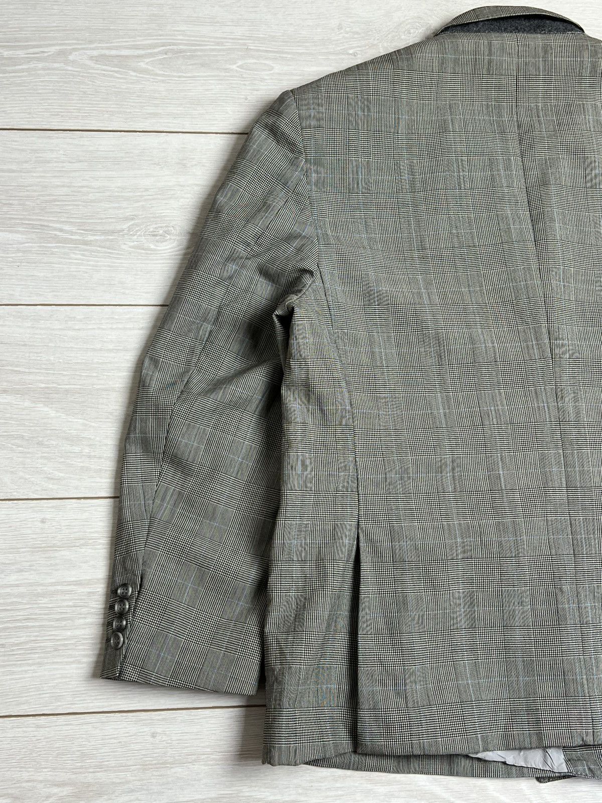 Christian Dior Monsieur Vintage Christian Dior Monsieur Glen Plaid Wool Suit 46S Size 46S - 14 Thumbnail