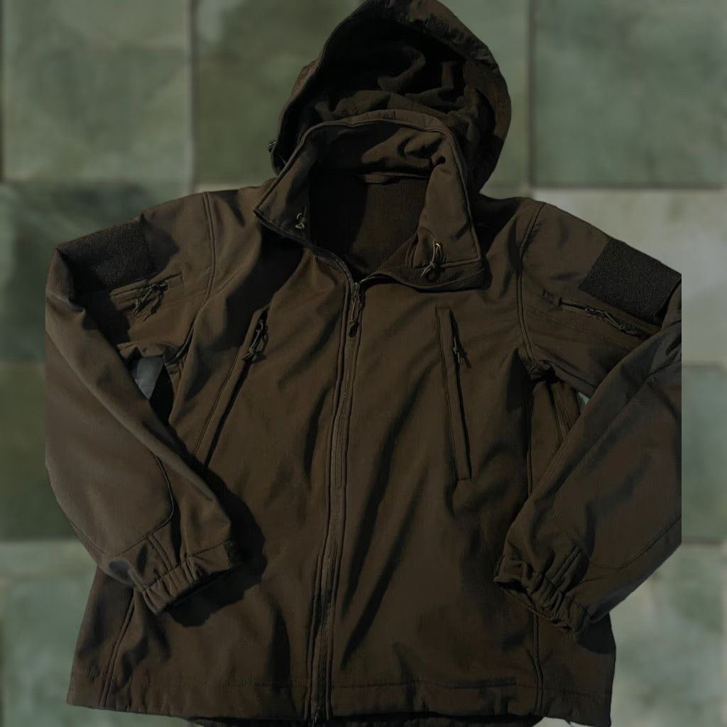 Rothco Rothco Jacket Men Large Black Waterproof Soft Shell Special Ops Mens Size US L / EU 52-54 / 3 - 1 Thumbnail