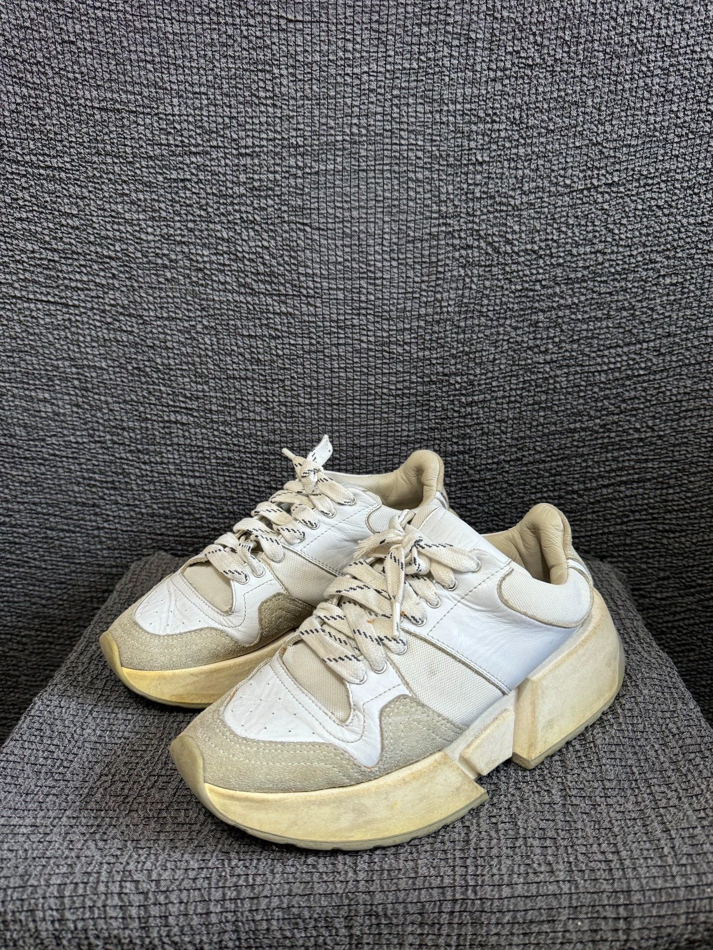 Maison Margiela MM6 Leather Mesh Dad Sneakers 38.5