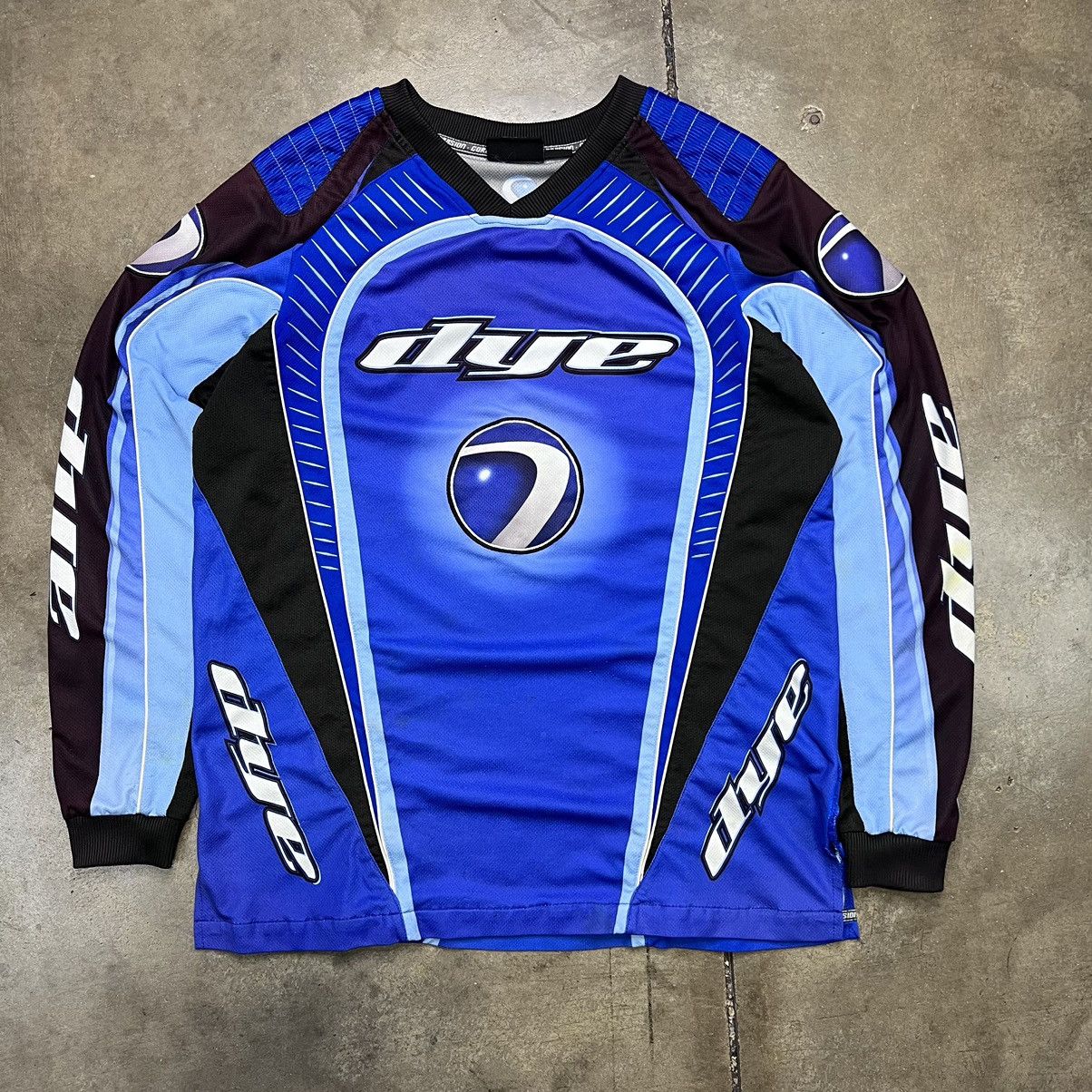 Vintage Y2K 00s Dye Paintball Motocross Gorpcore Jersey AOP