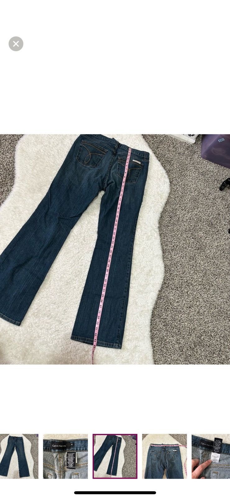Calvin Klein Calvin Klein flared bootcut jeans size 10 Size 32" / US 10 / IT 46 - 2 Thumbnail