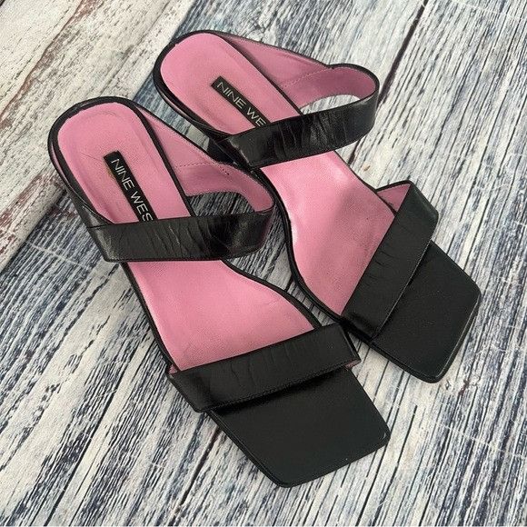 Nine West Vintage 90’s Nine West Black and Pink Women's Heels Size US 8.5 / IT 38.5 - 2 Thumbnail