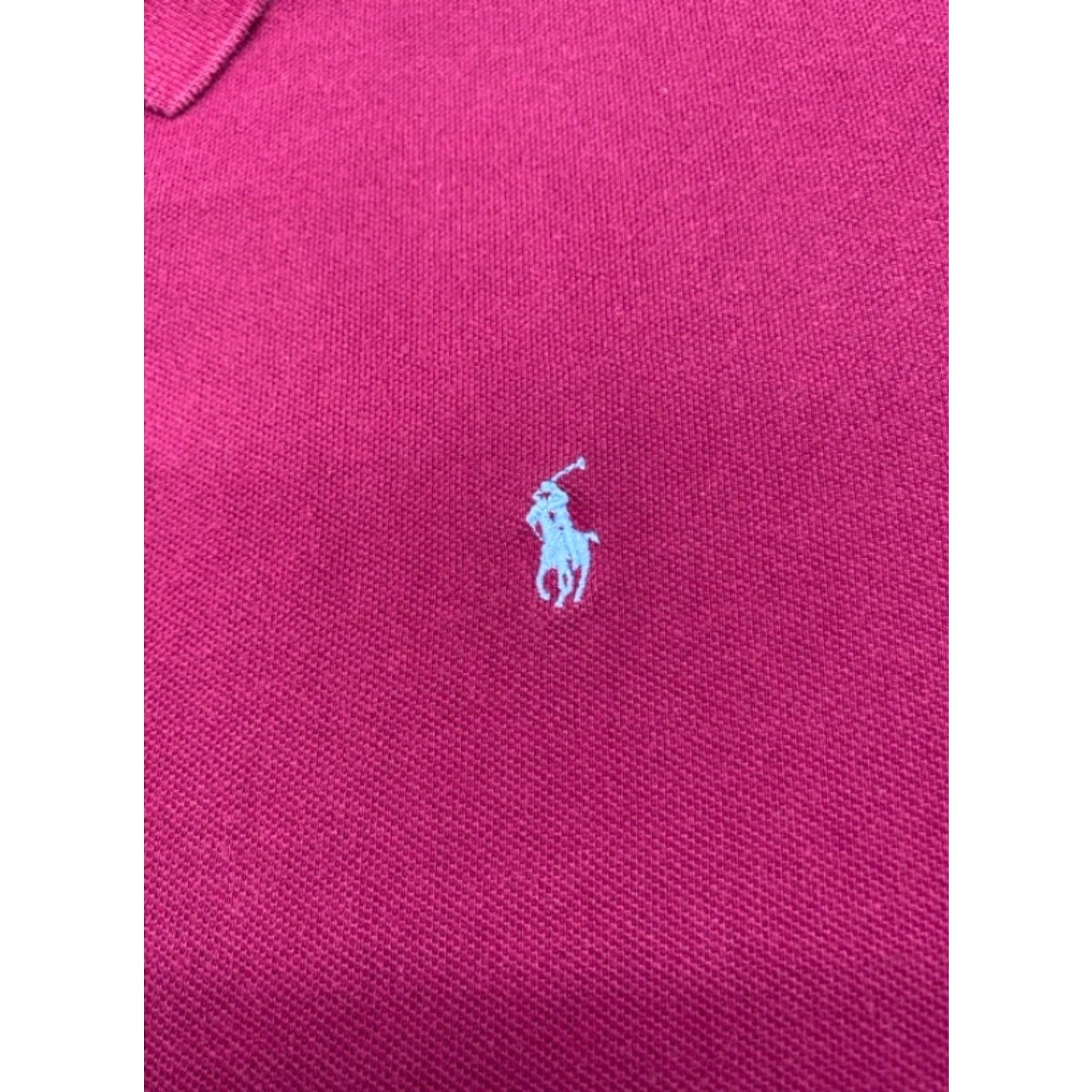 Polo Ralph Lauren Polo Shirt Polo Ralph Lauren Polo Men's Large Short Sleeve Plum Cotton 5905 Purple Polo Size US L / EU 52-54 / 3 - 4 Thumbnail