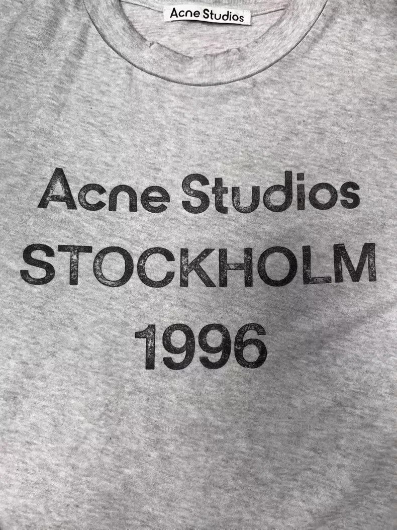 Acne Studios Acne Studios 1996 series letter print casual round neck sh Size XS / US 0-2 / IT 36-38 - 3 Thumbnail