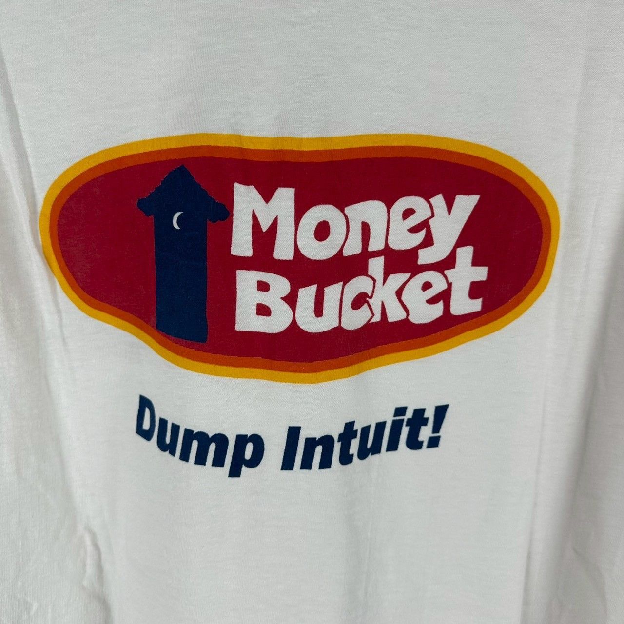 Vintage Vintage 90s Microsoft Money Computer Program Promo T-Shirt Size US XL / EU 56 / 4 - 4 Thumbnail