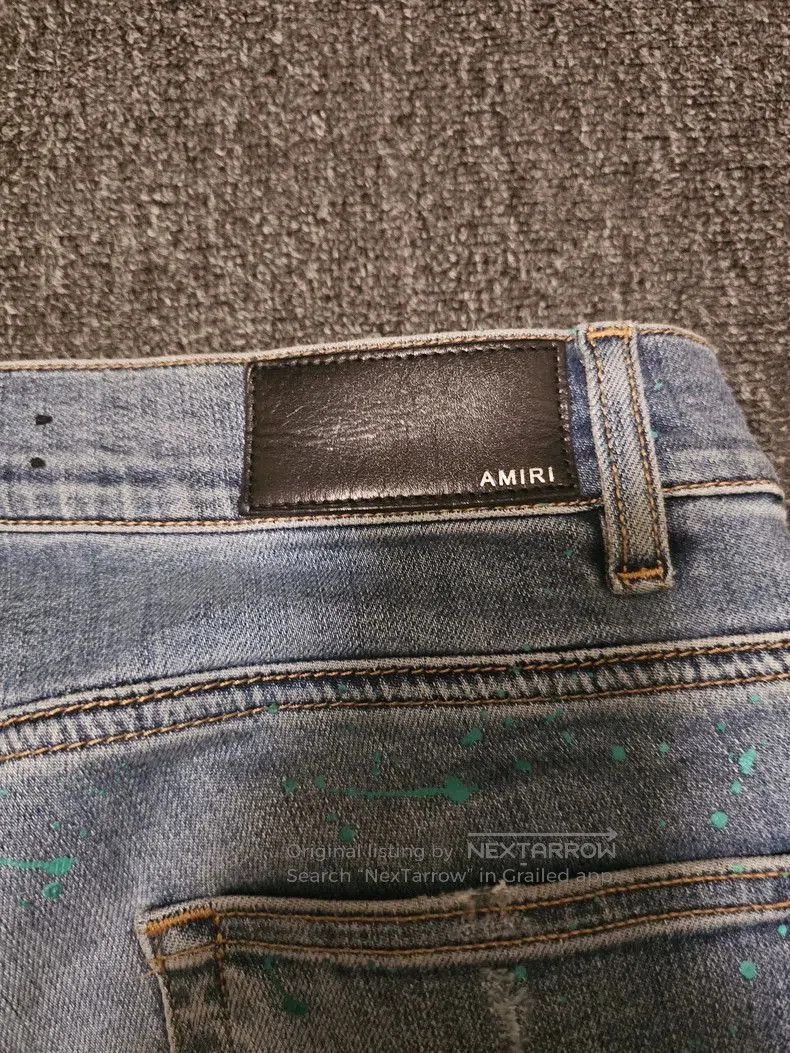 Amiri Amiri Distressed Denim Jeans With Paint Splatter. Size US 30 / EU 46 - 5 Thumbnail