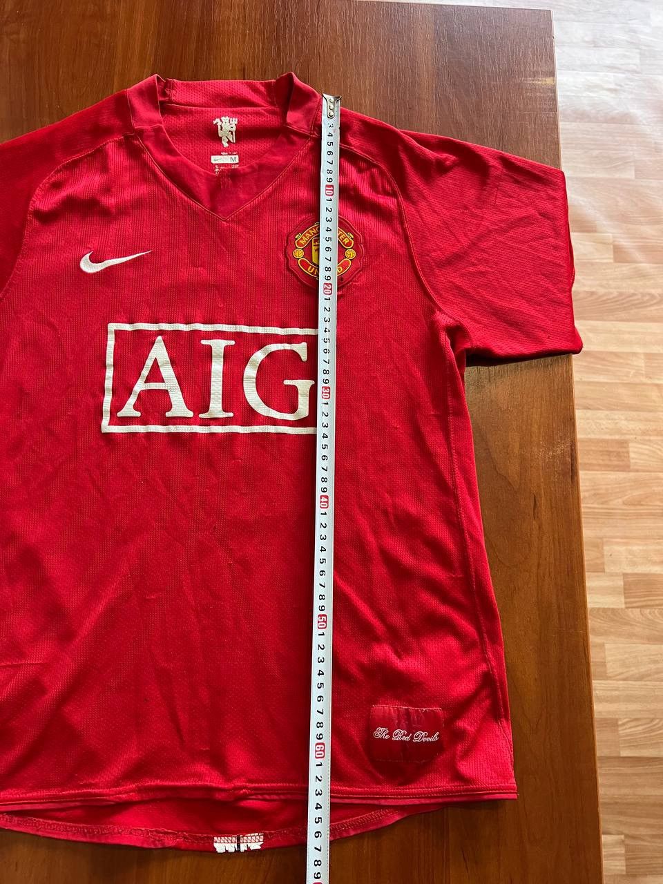 Nike 2007/09 MANCHESTER UNITED #7 RONALDO HOME SOCCER JERSEY NIKE Size US M / EU 48-50 / 2 - 21 Thumbnail