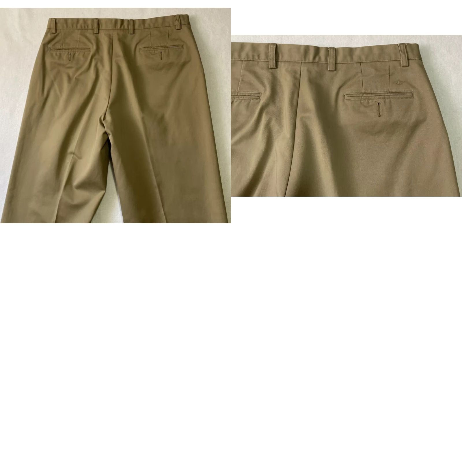 Dockers VINTAGE Dockers Pants Mens Size 36x34 Light Brown Straight Fit Flat Front Adult 36 Light Brown Cargo? Size US 36 / EU 52 - 8 Thumbnail