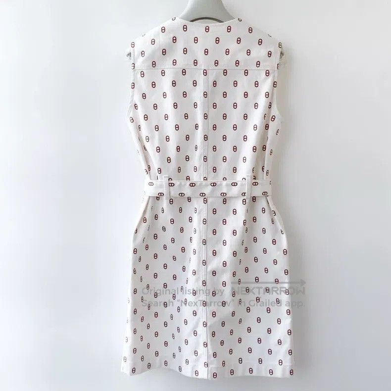 Hermes Hermes Printed Pig Nose Logo Dress Size XS / US 0-2 / IT 36-38 - 2 Thumbnail