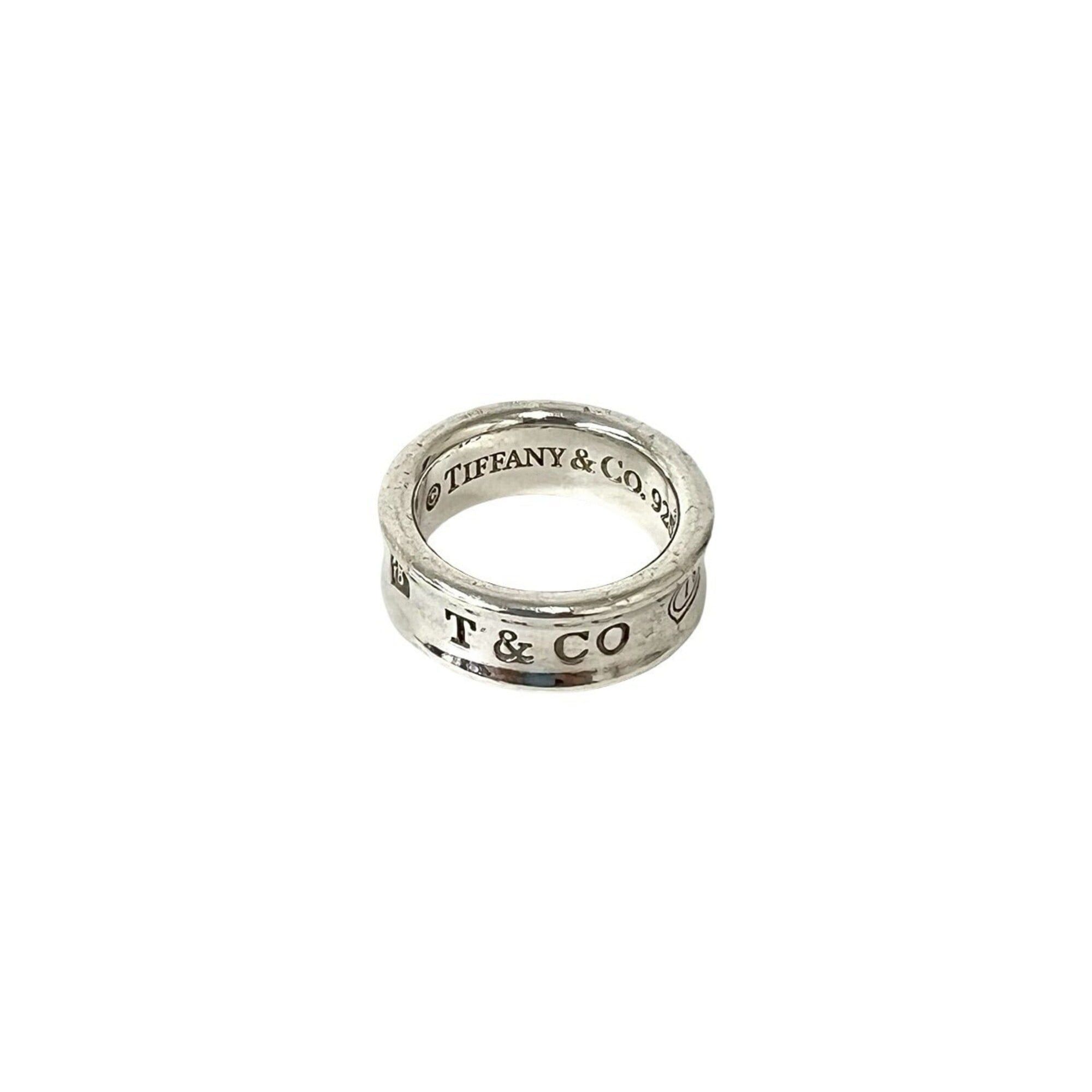 Tiffany & Co. TIFFANY&Co. Tiffany Narrow Ring, Logo Engraved, Sterling Silver 925, Accessory, Women's/Men's, Silver, 66131 Size ONE SIZE - 1 Thumbnail