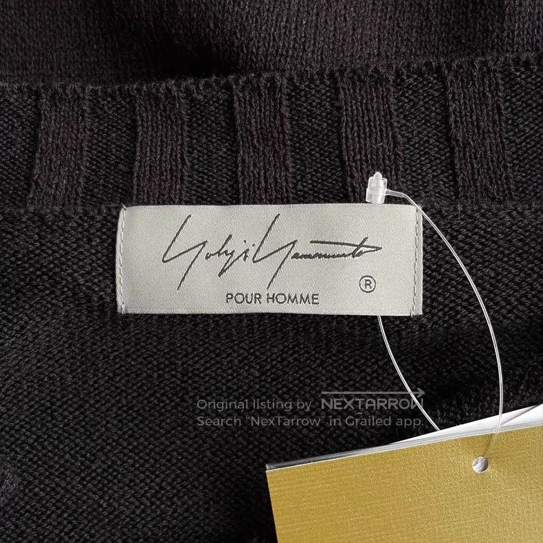 Yohji Yamamoto YOHJI YAMAMOTO Torn and Cut Sweater Size US L / EU 52-54 / 3 - 7 Thumbnail