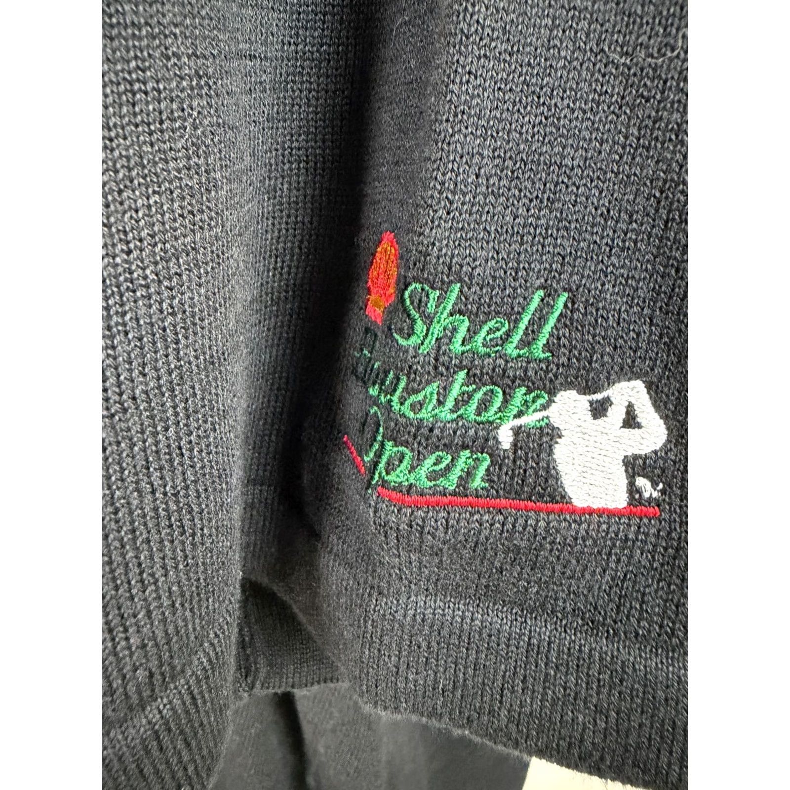 Vintage VINTAGE Munsingwear Polo Shirt Men XL Black Knit Embroidered Golf Cotton Polo Shirt XL Men Black Vintage Nike Size US XL / EU 56 / 4 - 7 Thumbnail