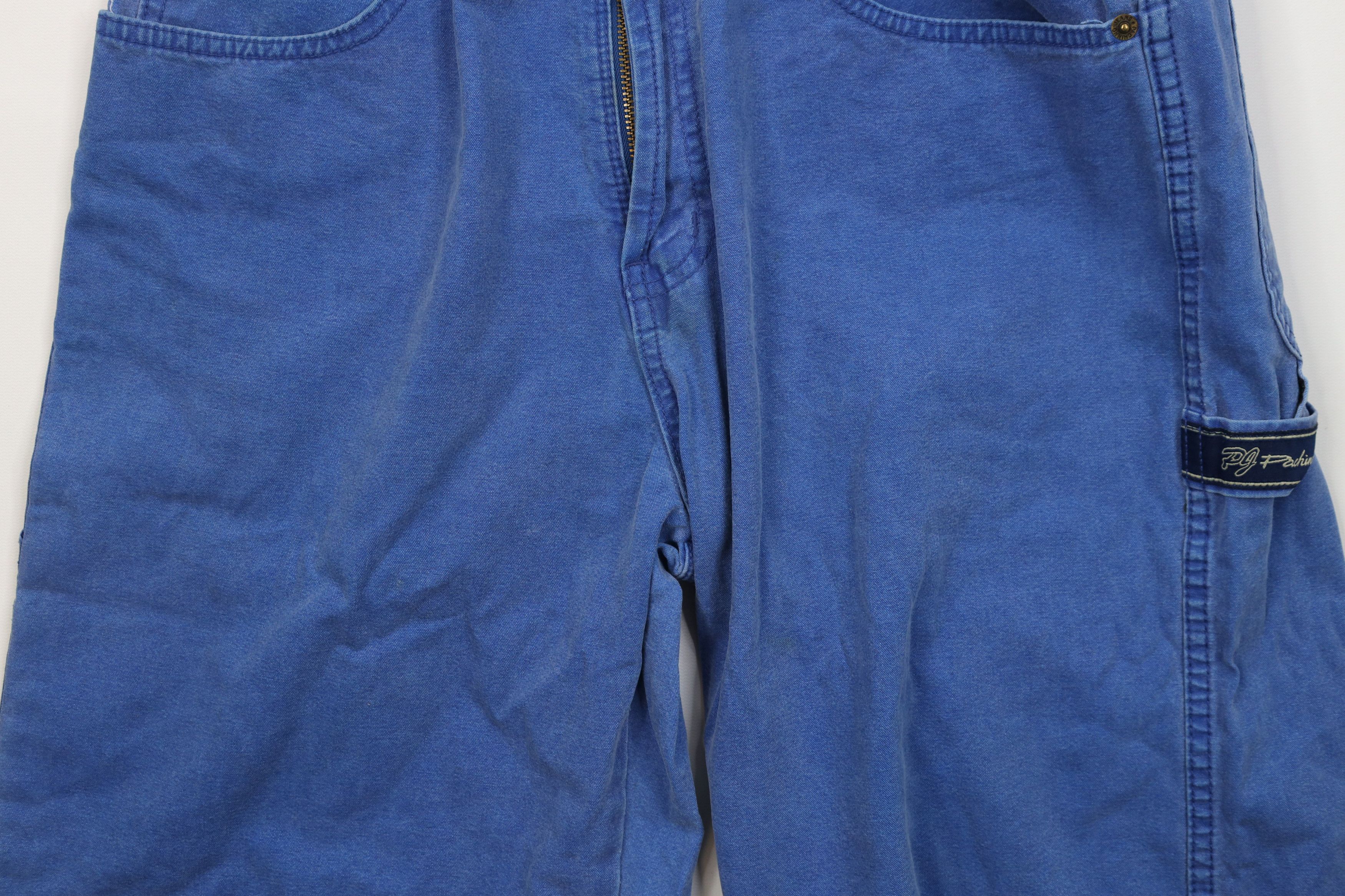 Vintage Vintage 90s Y2K Streetwear Stonewash Baggy Dungaree Shorts Size US 31 - 3 Thumbnail
