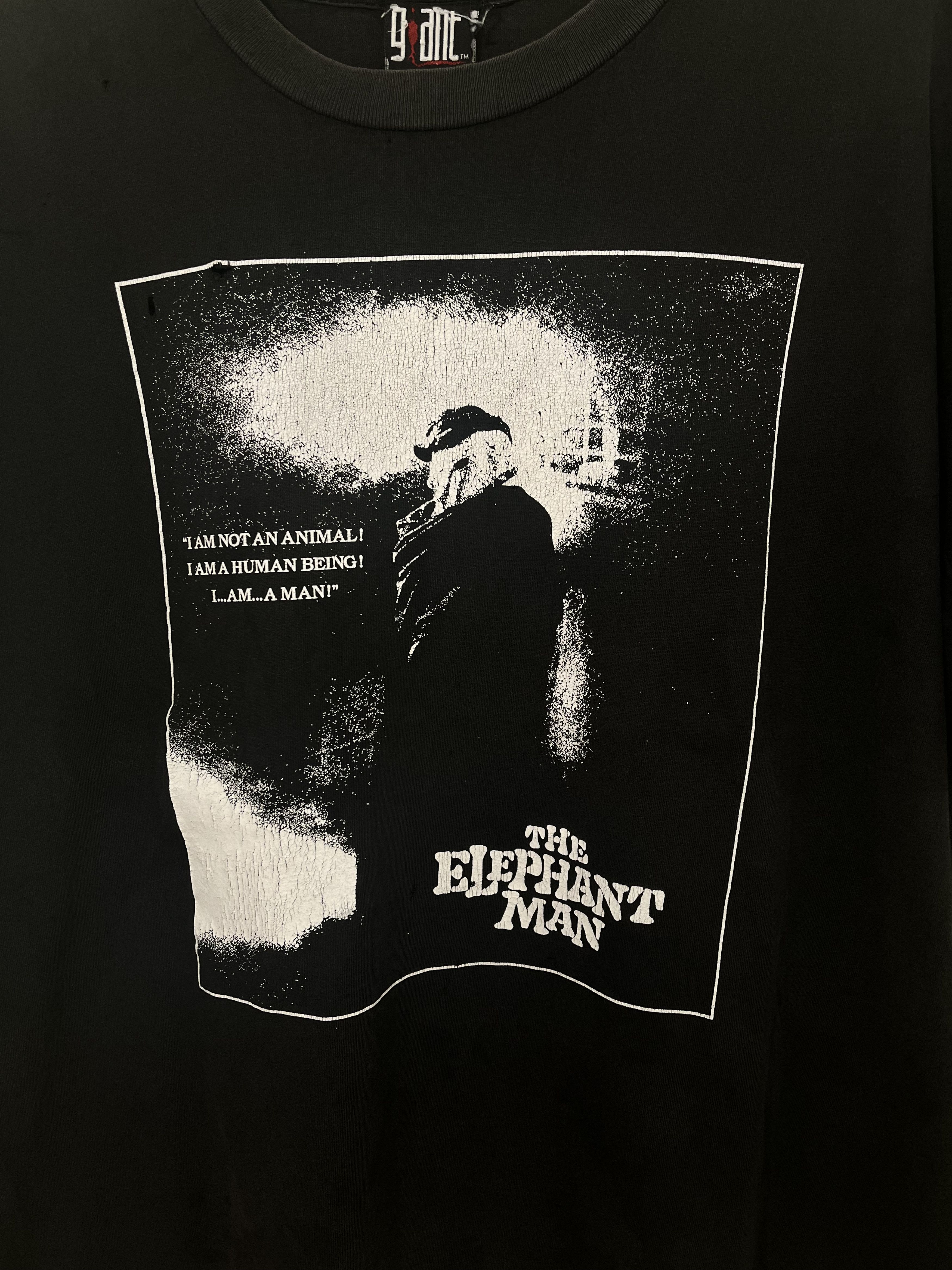 Vintage Vintage David Lynch "The Elephant Man" movie t-shirt rare Size US XL / EU 56 / 4 - 2 Thumbnail