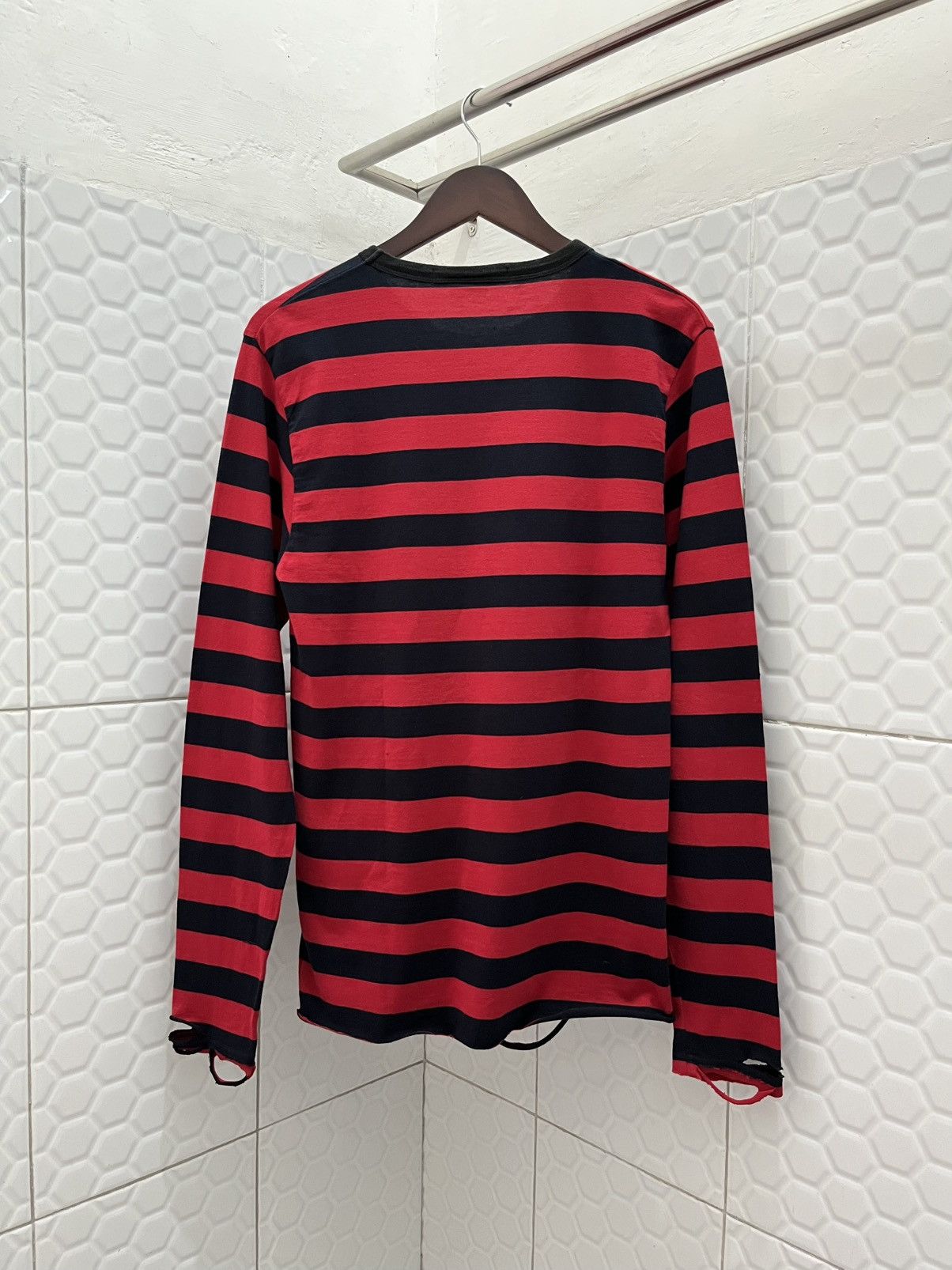 Comme des Garcons Comme des Garcons Distressed Grunge Longsleeve Size US S / EU 44-46 / 1 - 2 Thumbnail
