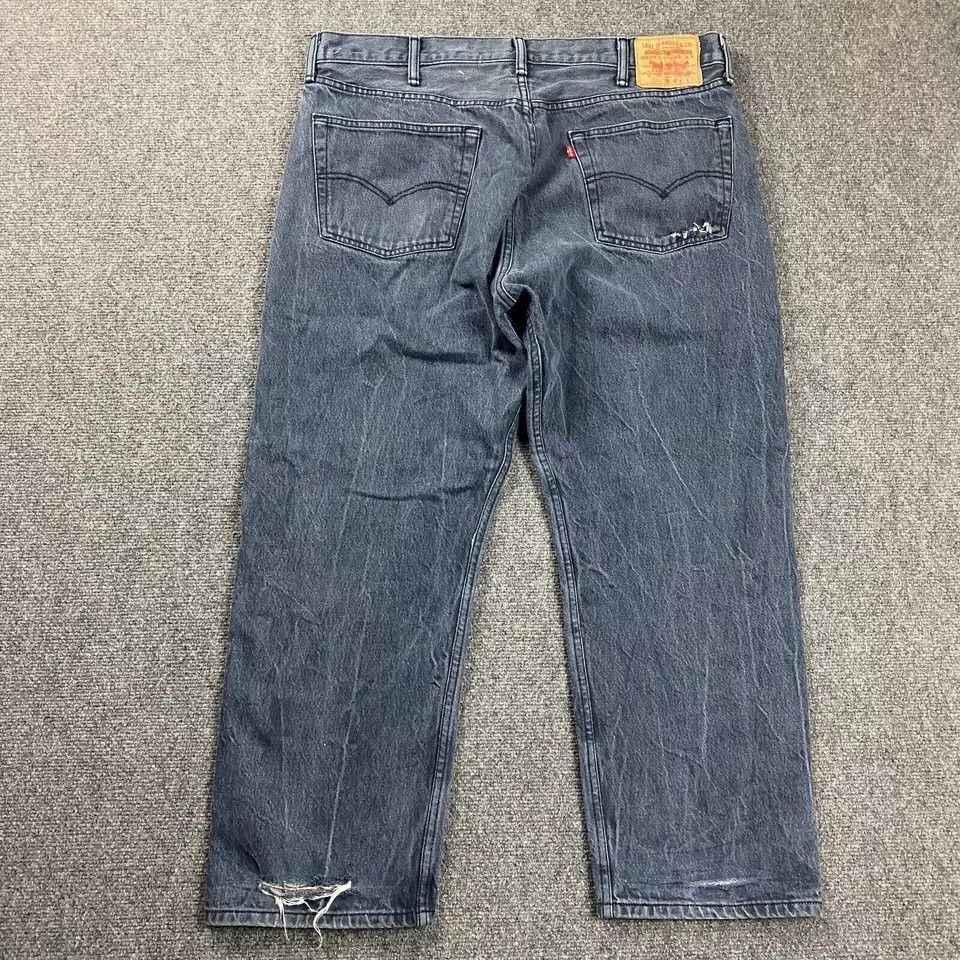 Levi's Levi's Jeans Mens 42x28 Denim Button Fly 501xx Distressed Size US 42 / EU 58 - 6 Thumbnail