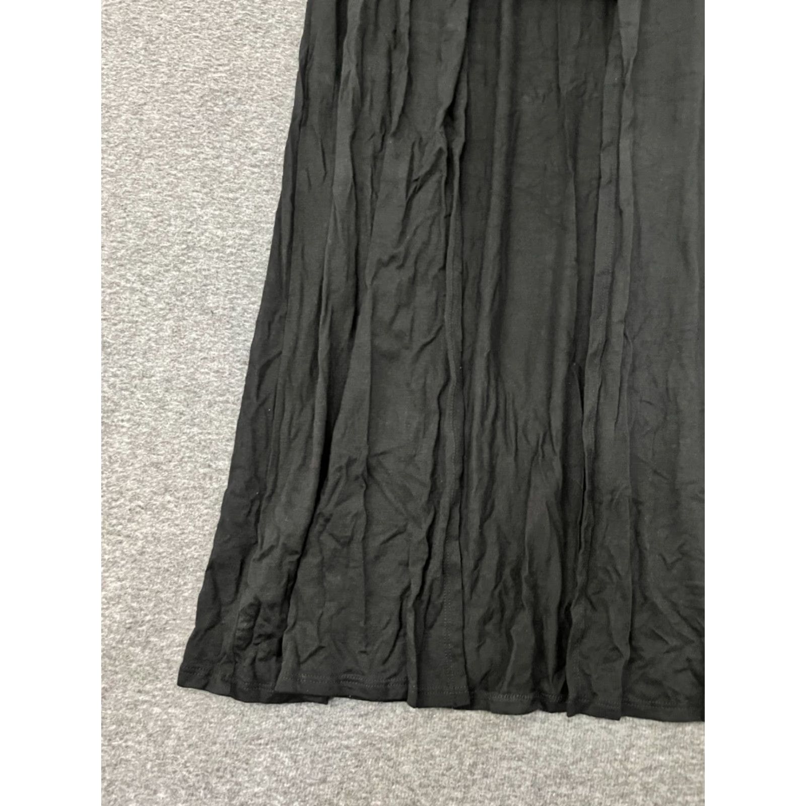 Vintage Codigo Skirt Maxi Wrap Around Black L Womens Size L Bohemian Fashion Durable Rayon Spandex Travel Casual 90s? Size 36" / US 14 / IT 50 - 7 Thumbnail